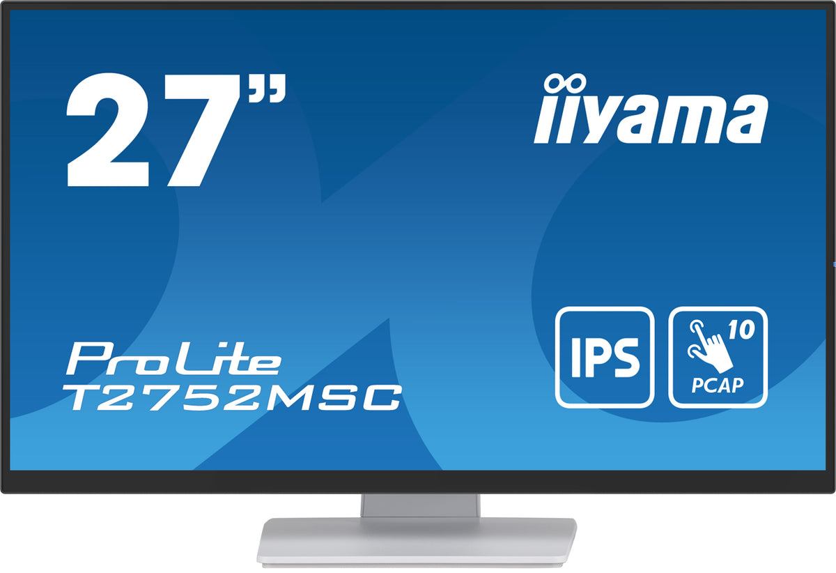 T2752MSC-W1 27" WHITE IPS Optical Bonded