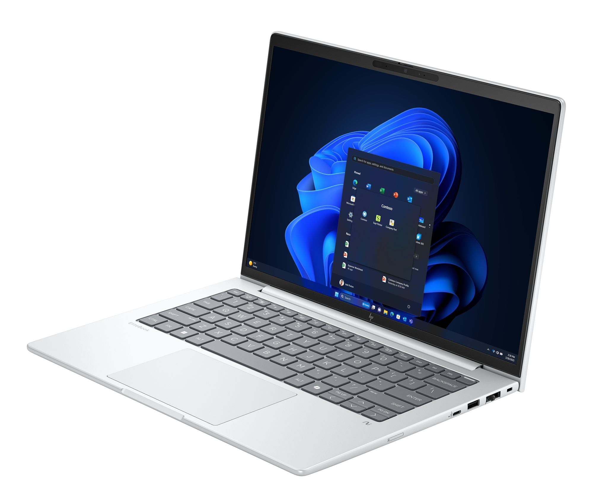 HP EliteBook 8 G1i IA Nouvelle gén Intel Core Ultra 5 226V 14p WUXGA 16Go LPDDR5X 512Go SSD UMA W11P 1yr Wrty Copilot + PC 3/3/0