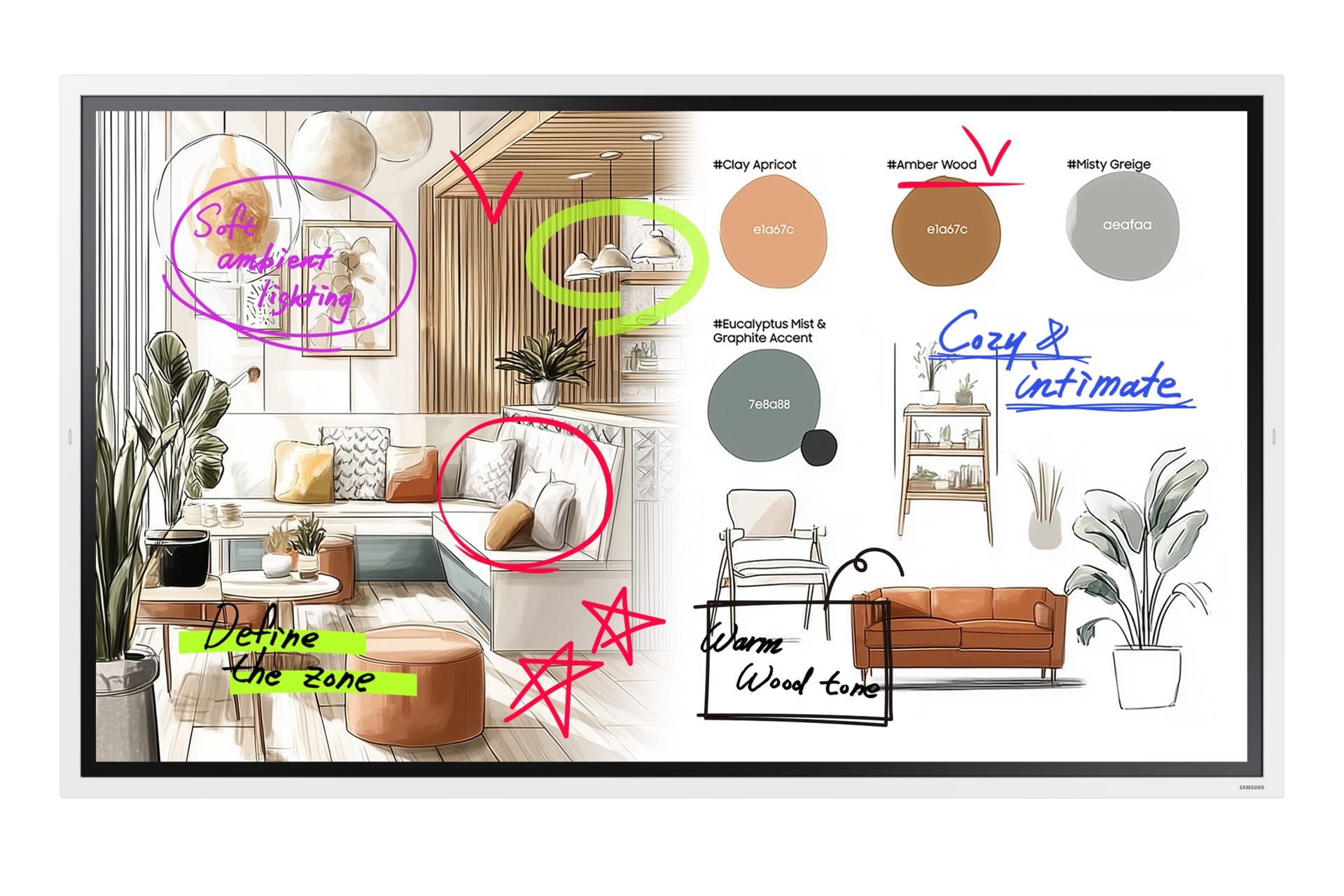 Samsung Flip Pro 65" UHD WM65F-X