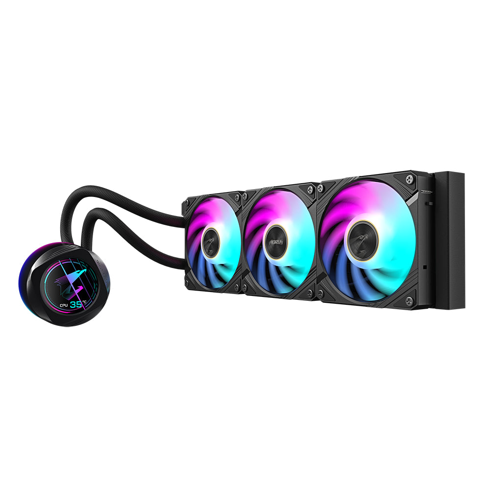 GIGABYTE AORUS WATERFORCE X II 360 Refroidisseur de liquide tout-en-un 12 cm Noir
