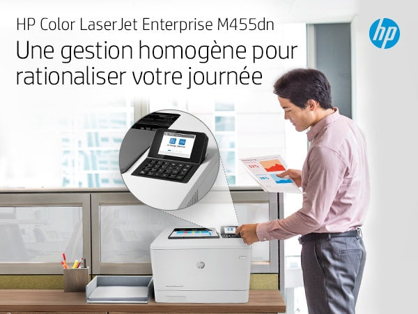 HP Color LaserJet Enterprise M455dn Printer colour Duplex laser A4 600x600dpi 27ppm mono 27ppm colour 300sheets USB LAN