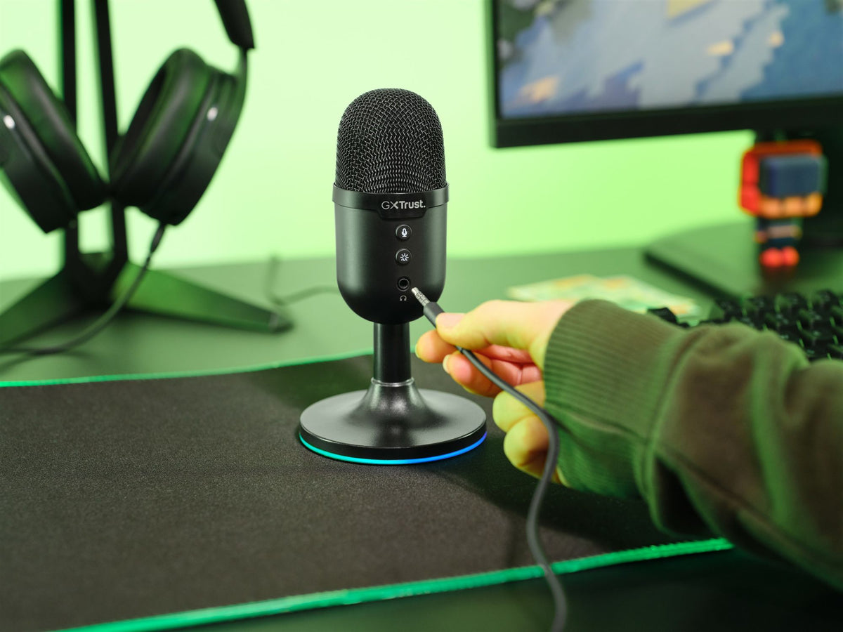 TRUST Microphone streaming YUNIX - Black