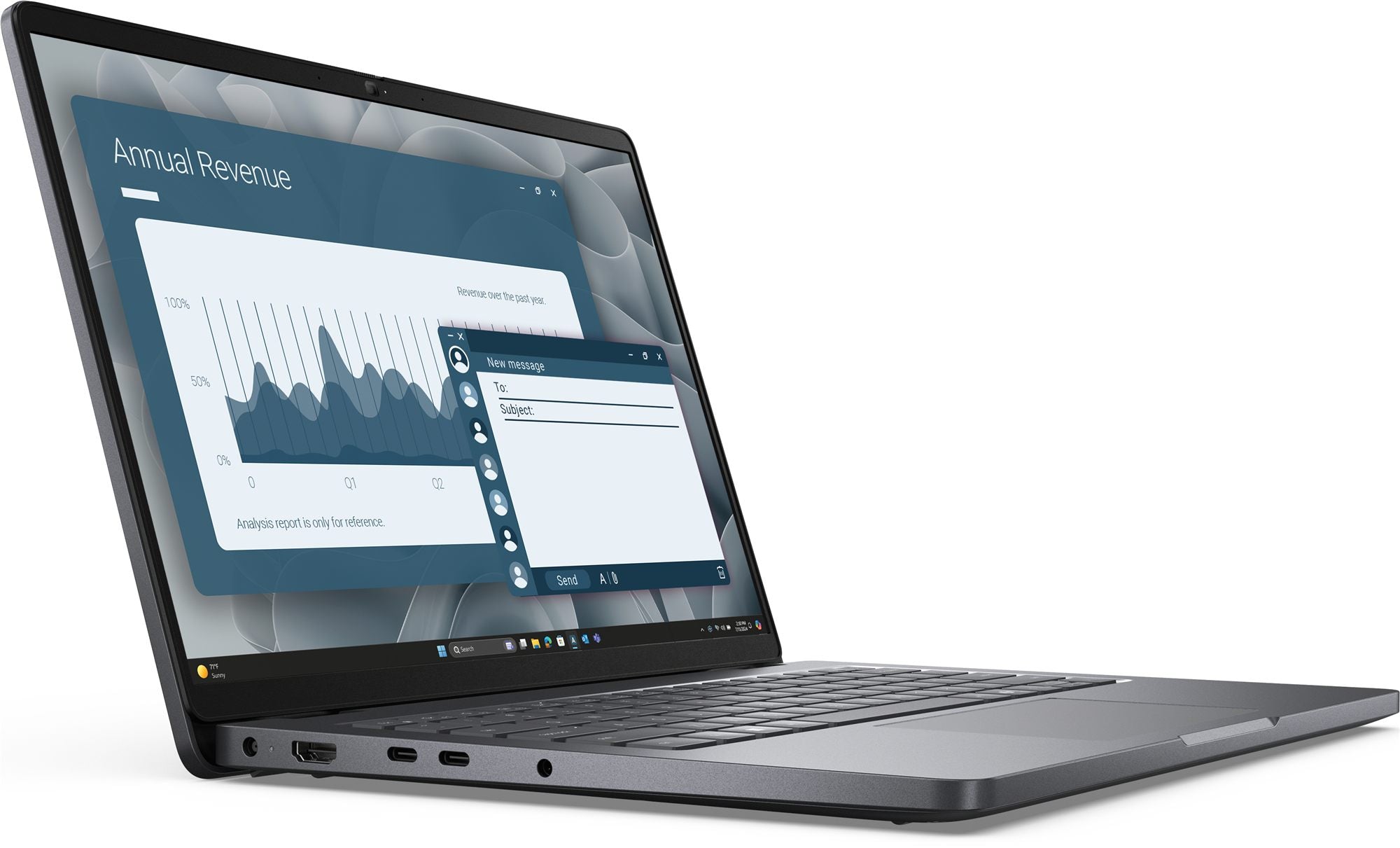 DELL Pro 14 PC14255 AMD Ryzen™ 5 220 Ordinateur portable 35,6 cm (14") Full HD+ 8 Go DDR5-SDRAM 512 Go SSD Wi-Fi 6E (802.11ax) Windows 11 Pro Noir