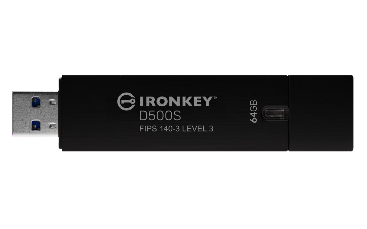 KINGSTON 64Go IronKey D500S FIPS 140-3 Lvl 3 Pending AES-256