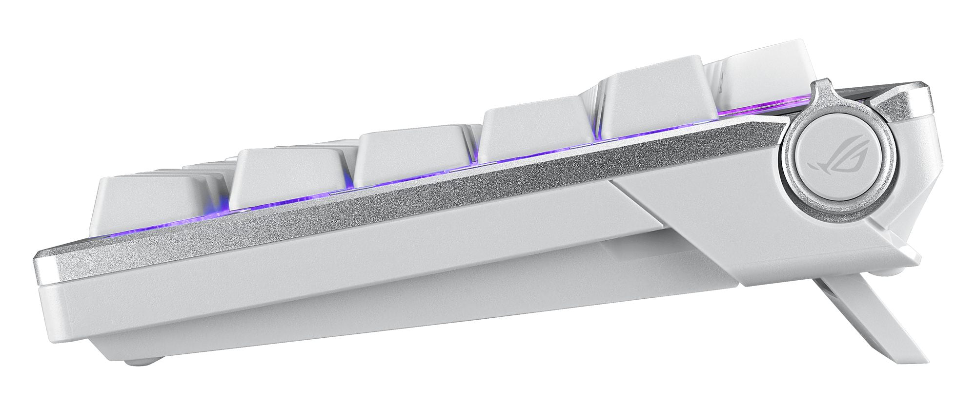 ASUS ROG Azoth White clavier Gaming USB + RF Wireless + Bluetooth Blanc