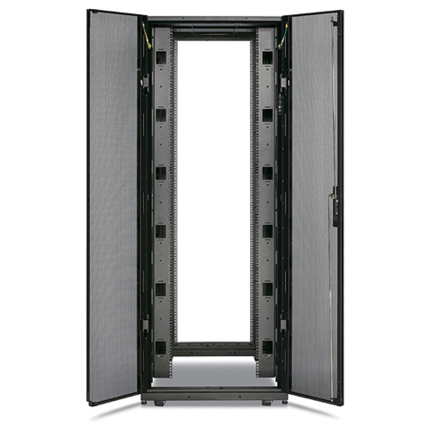 APC NetShelter SX Enclosure without rear doors Rack Black 42U 19 TAA Compliant