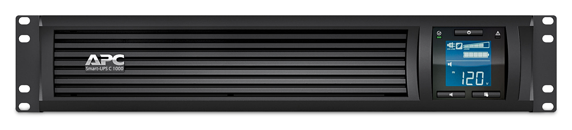 APC Smart-UPS C UPS rack-mountable AC 230V 600Watt 1000VA USB serial output connectors 4 2U Black with APC SmartConnect