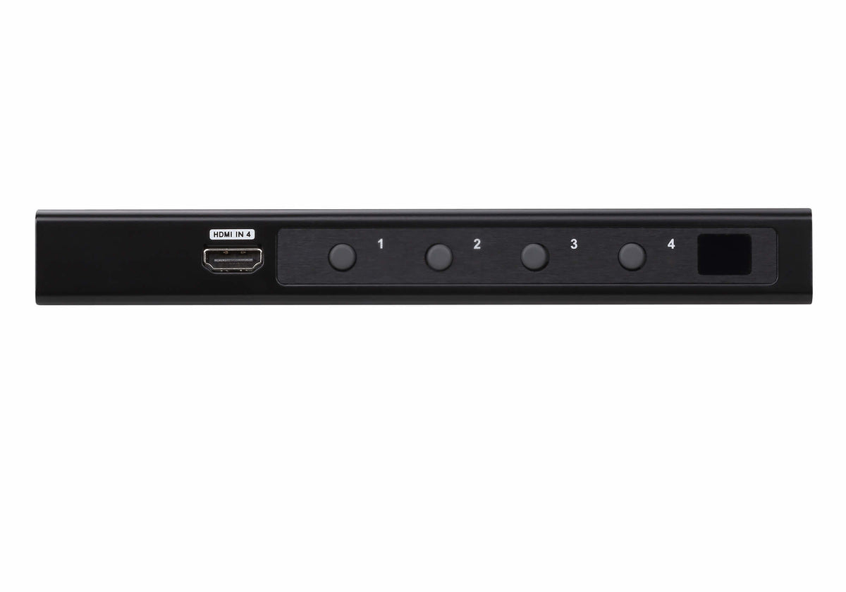 Commutateur HDMI True 4K a 4 ports - HDMI - Métal - Noir - 60 Hz - 3 m - 18 Gbit/s