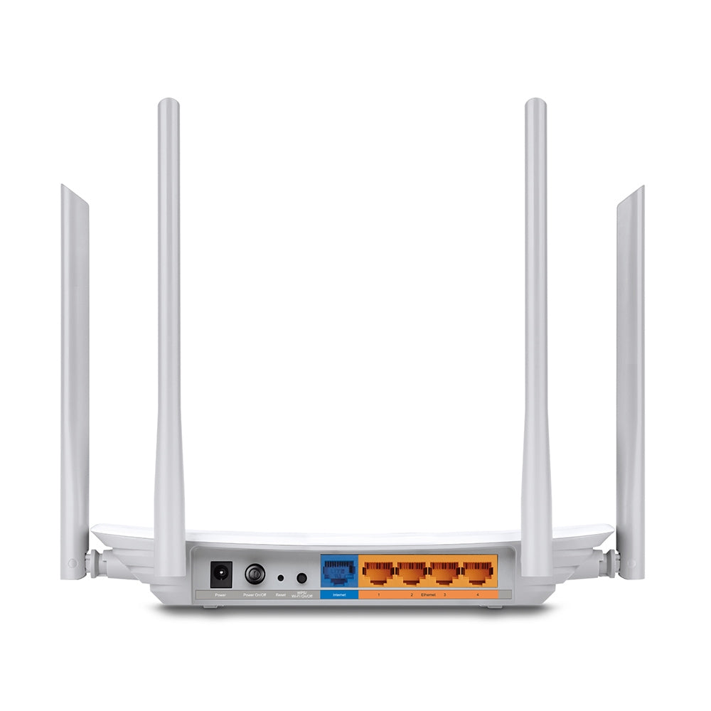 TP-LINK AC1200 Dual-Band Wi-Fi Router 867Mbps at 5GHz + 300Mbps at 2.4GHz 5 10/100M Ports 4 antennas IPTV Access Point Mode Mode