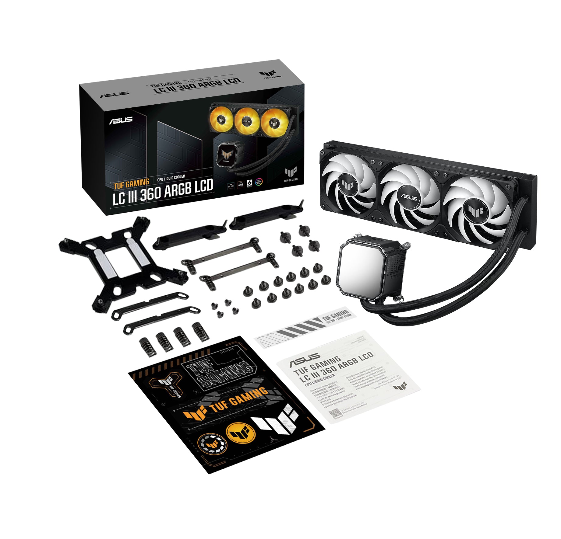 ASUS TUF GAMING LC III 360 ARGB LCD all-in-one cooler