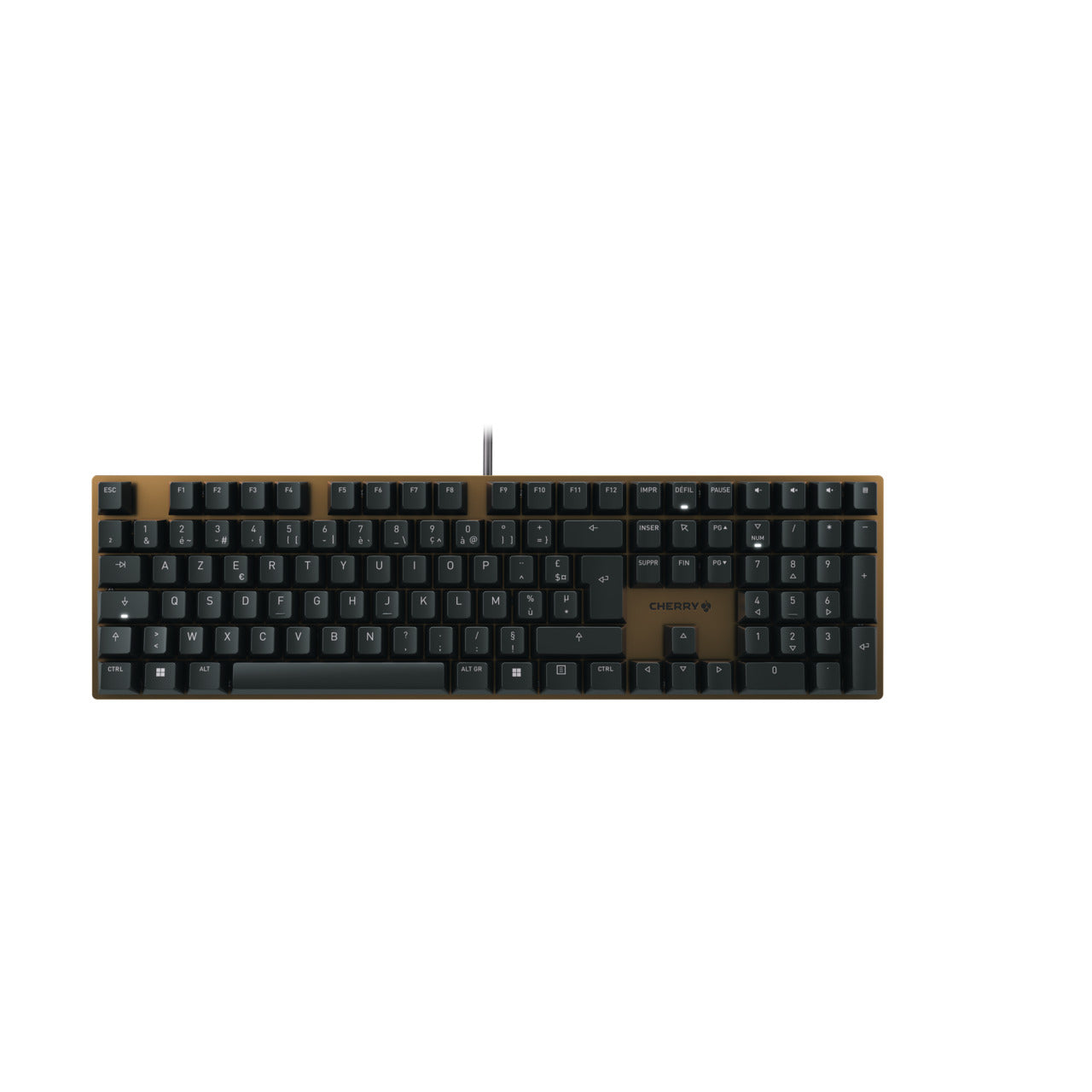 CHERRY Clavier mécanique KC 200 MX USB MX2A Silent Red, noir