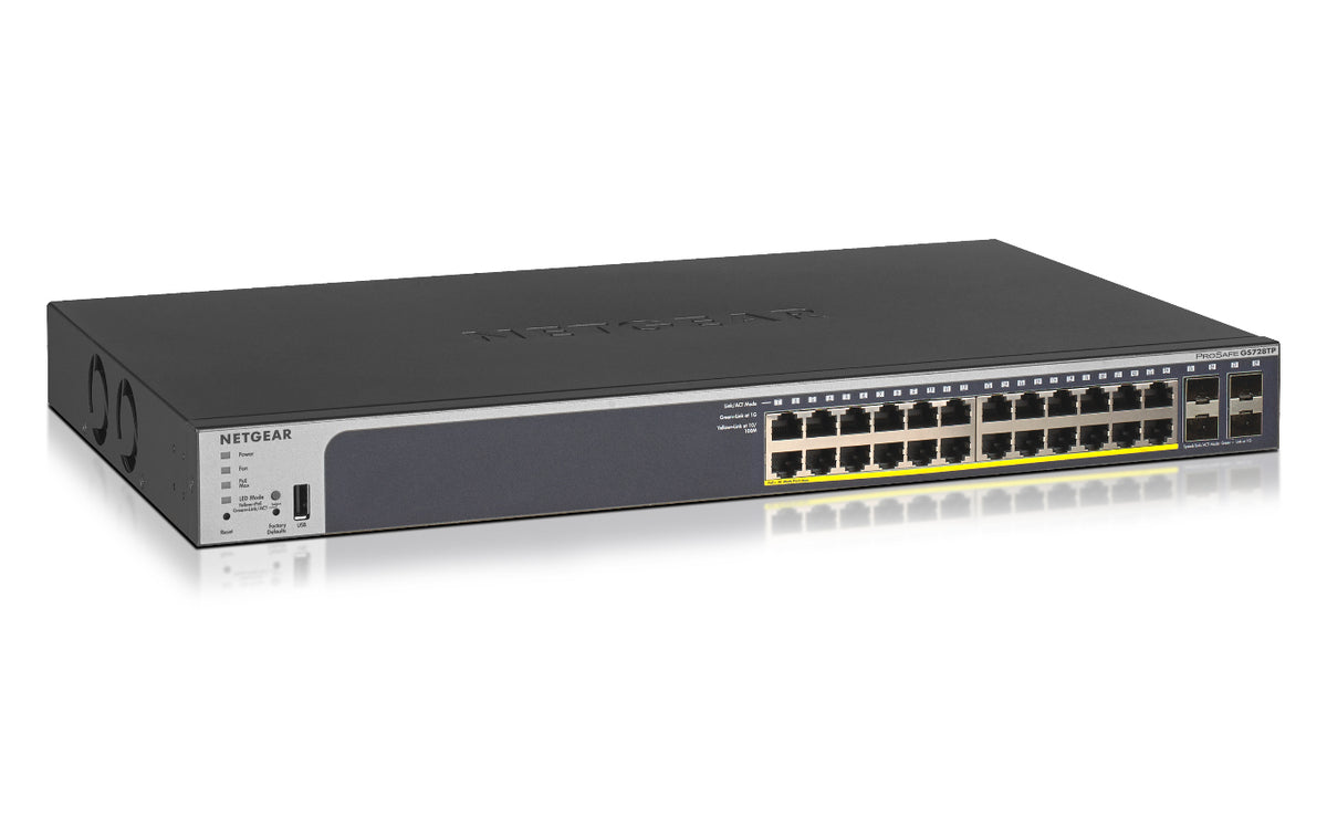 NETGEAR GS728TP Switch Niv2+ 24 p gigabit poe+ 264W & 4 sfp