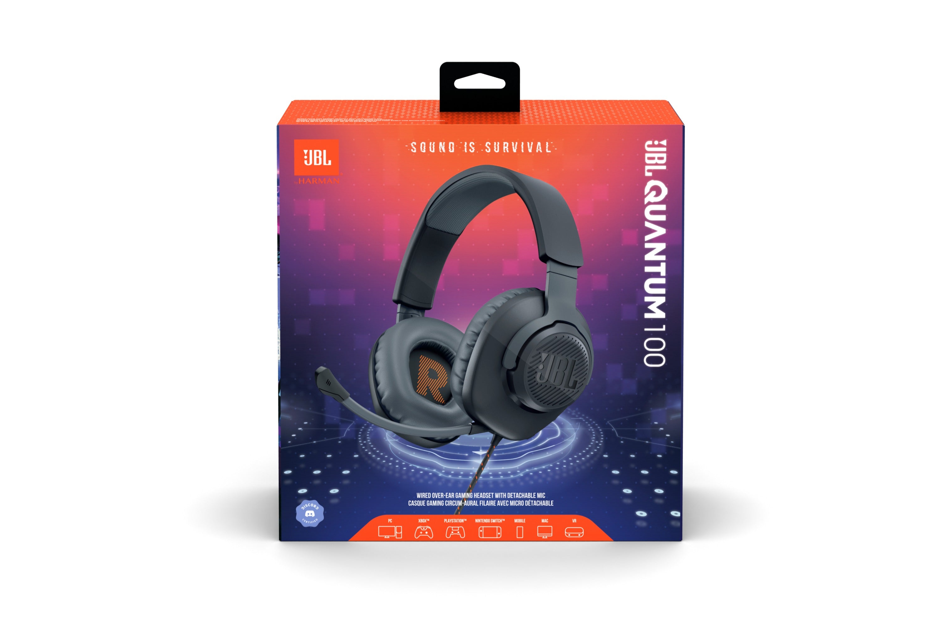 JBL Quantum 100 Blanc