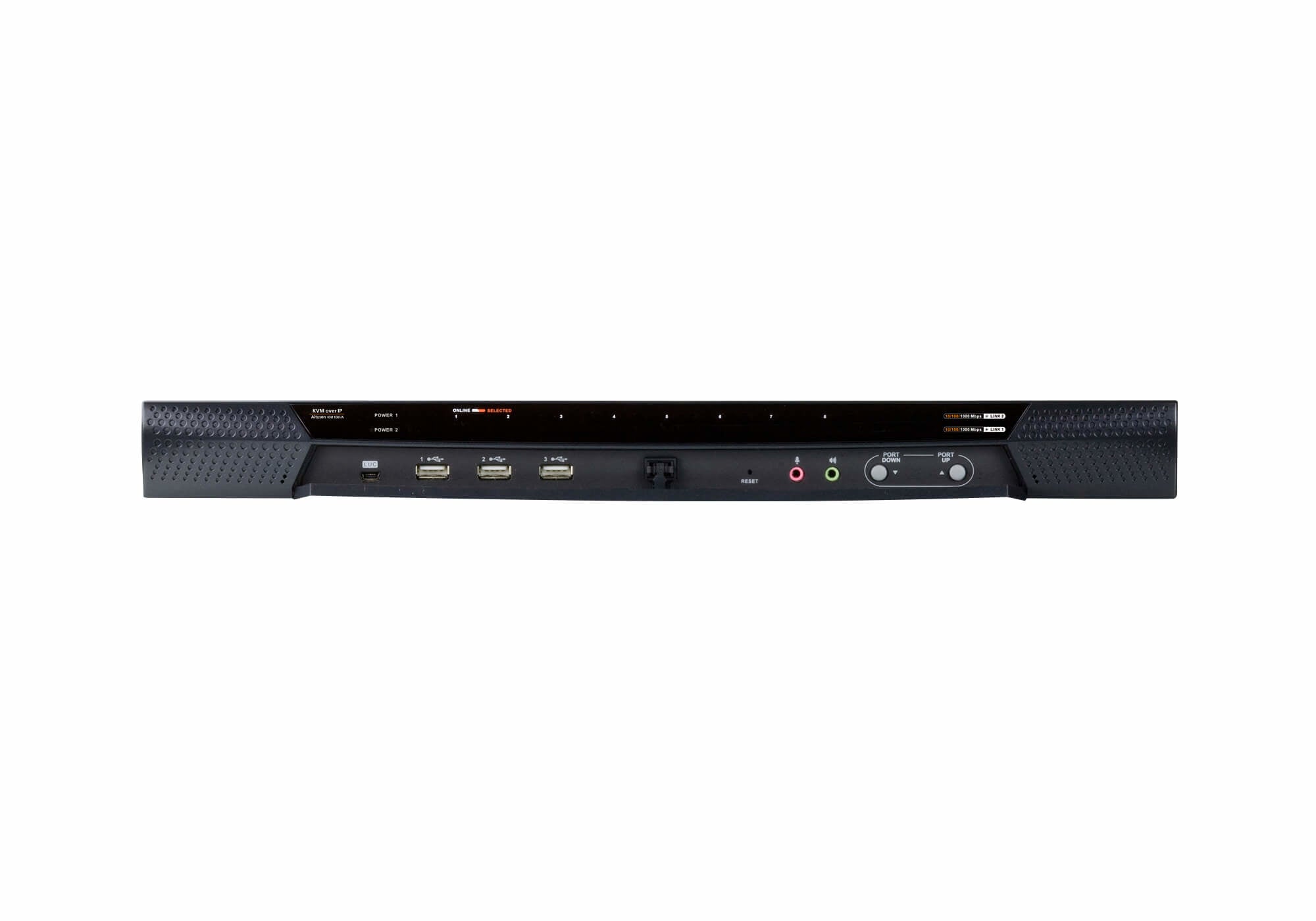 Aten PREMIUM KN1108VA Switch KVM PRO CAT5 8p Double IP+Alim Redond.