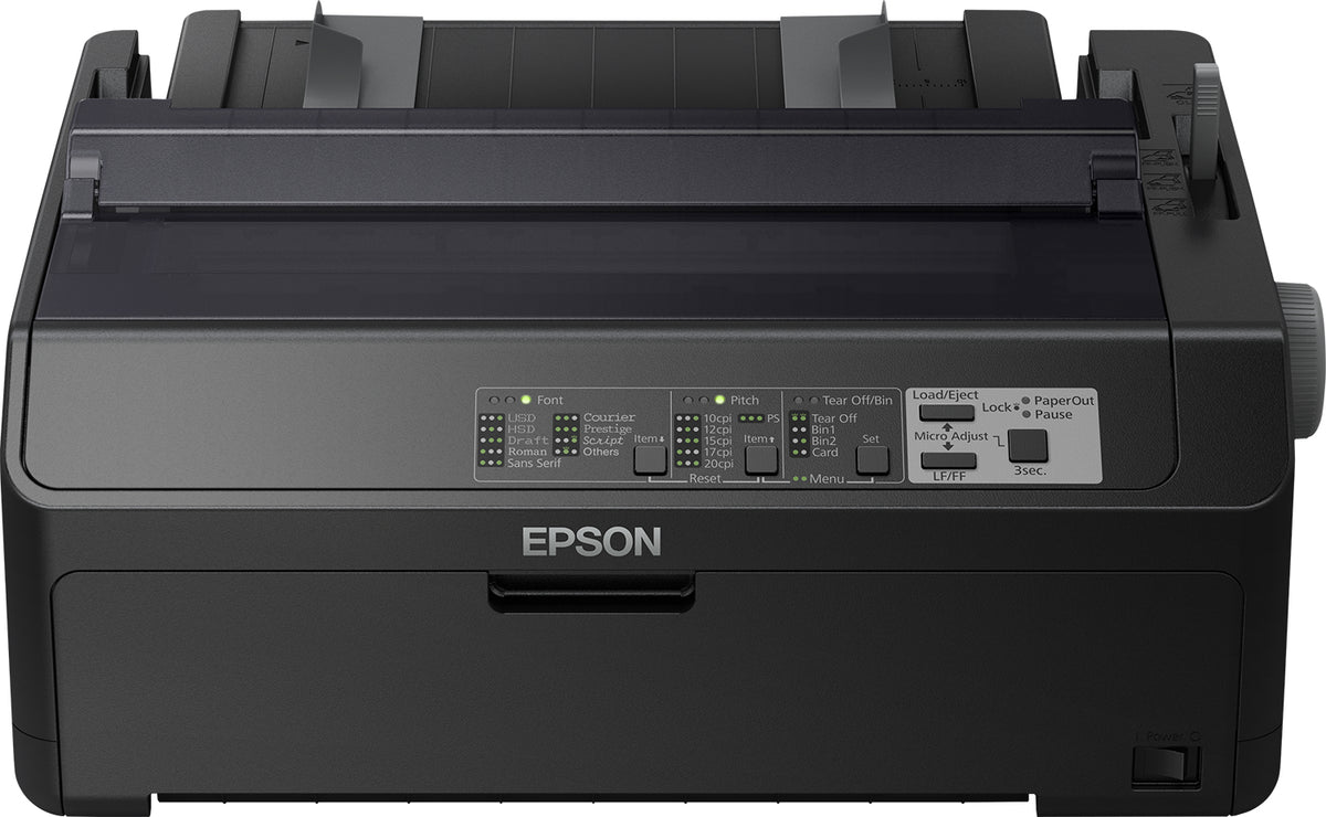 EPSON LQ 590II Printer Mono dot-matrix Roll 21.6 cm JIS B4 254mm width 360x180dpi 24pin 584char/sec parallel USB