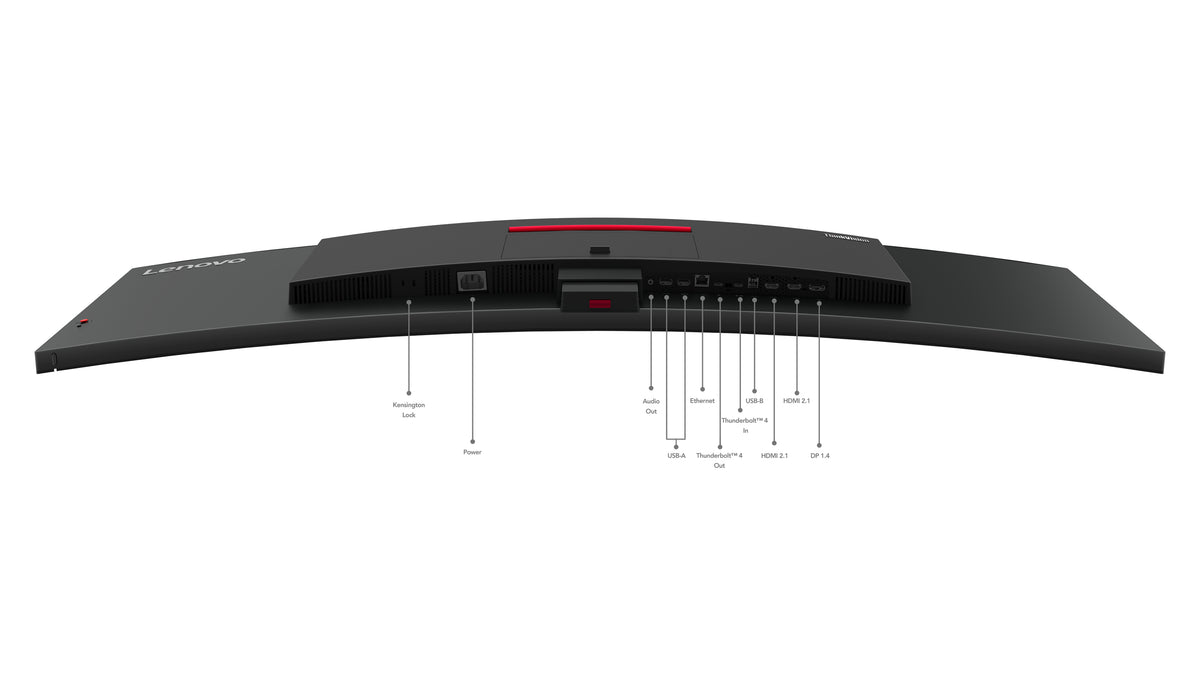 LENOVO ThinkVision P49w-30 LED Écran curved 49p 5120x1440 UltraWide Dual QHD IPS HDR TB4 USB-C Dock 100W 2xHDMI DP 4xUSB RJ45 S
