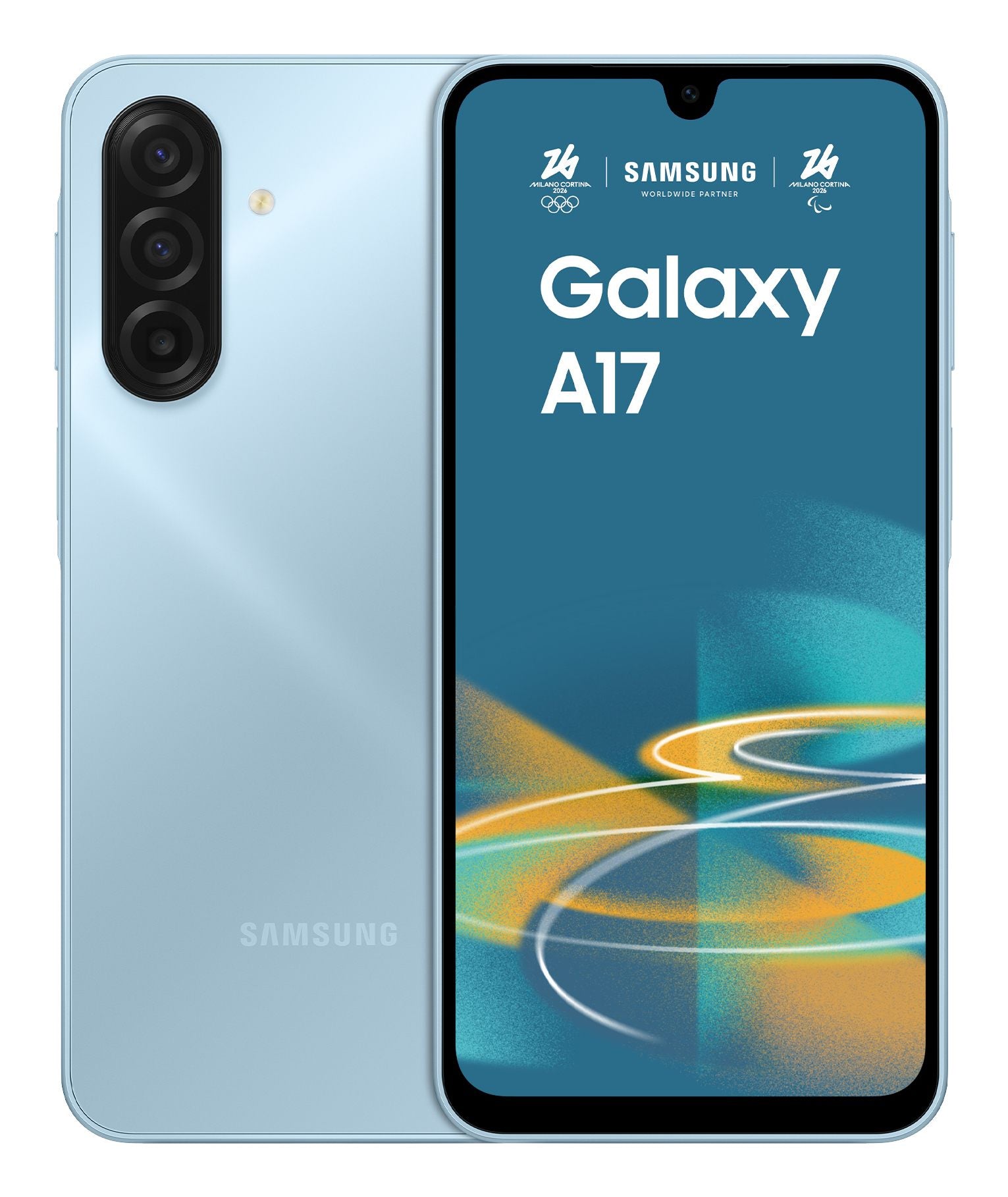 "Samsung Galaxy A17 17 cm (6.7"") Double SIM hybride 4G USB Type-C 4 Go 128 Go 5000 mAh Bleu clair"