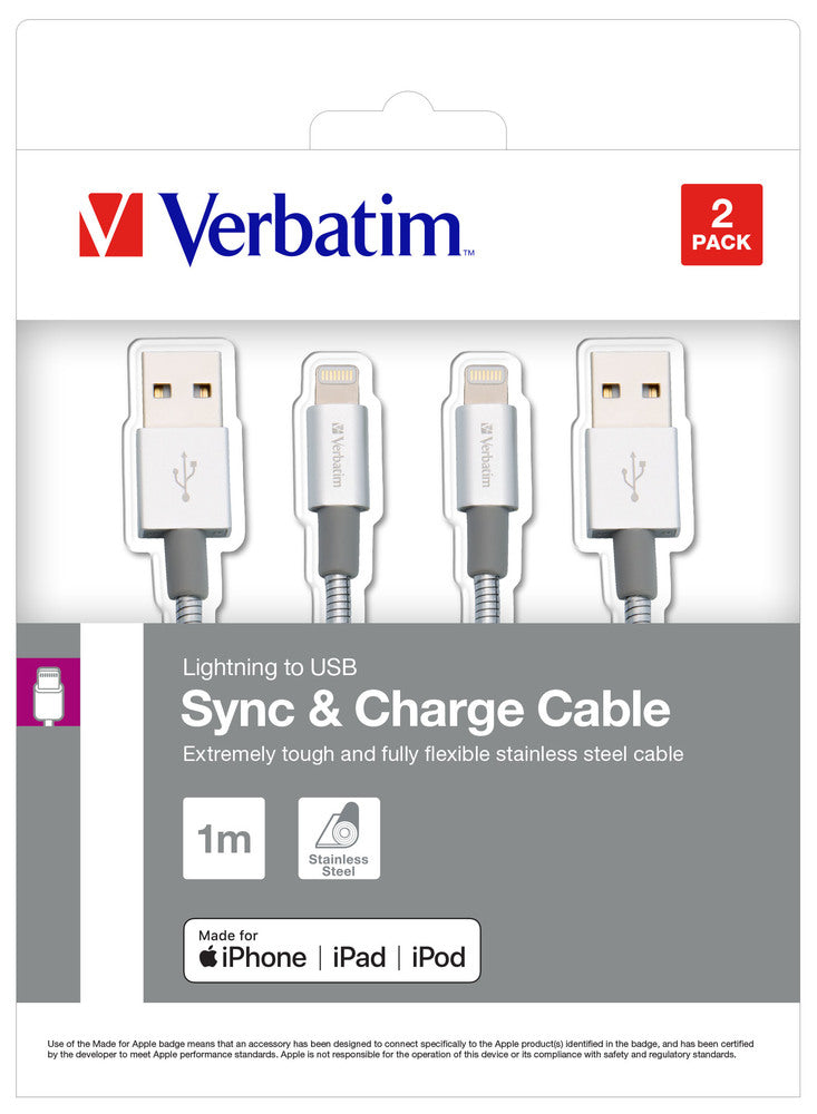 Verbatim Lightning Cable Sync+Charge 1