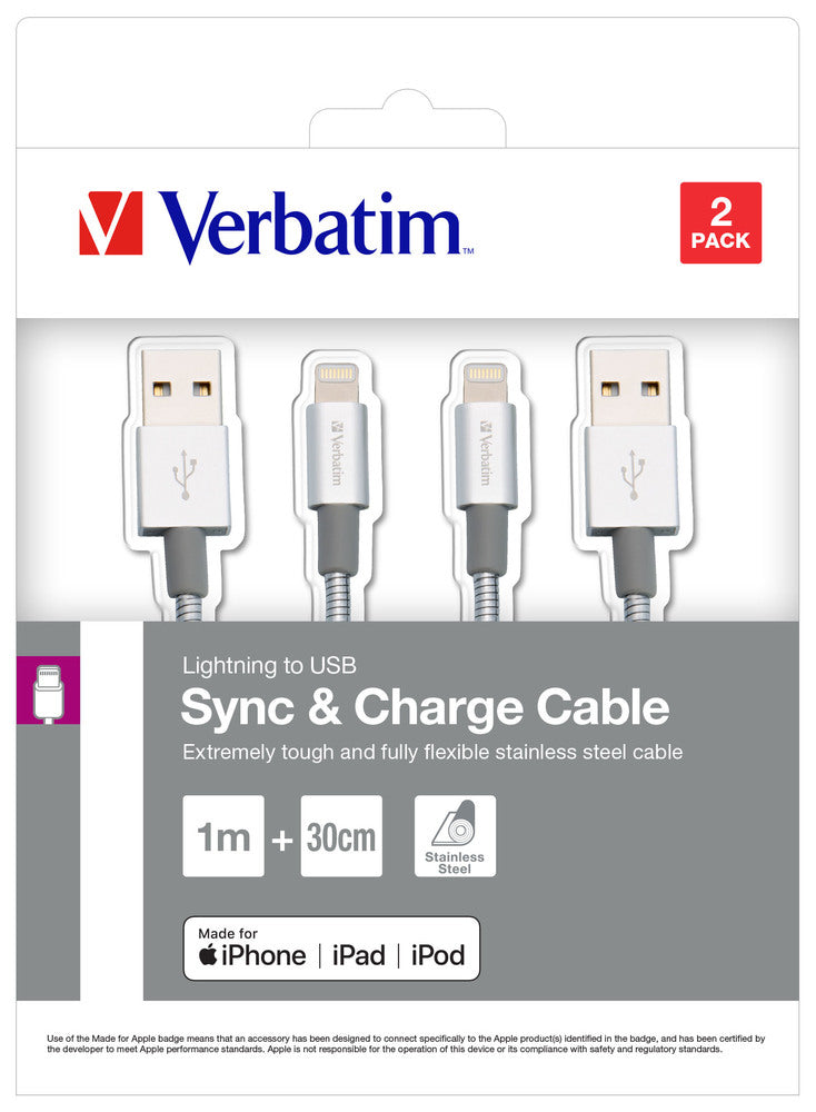 Verbatim Lightning Cable Sync+Charge 1