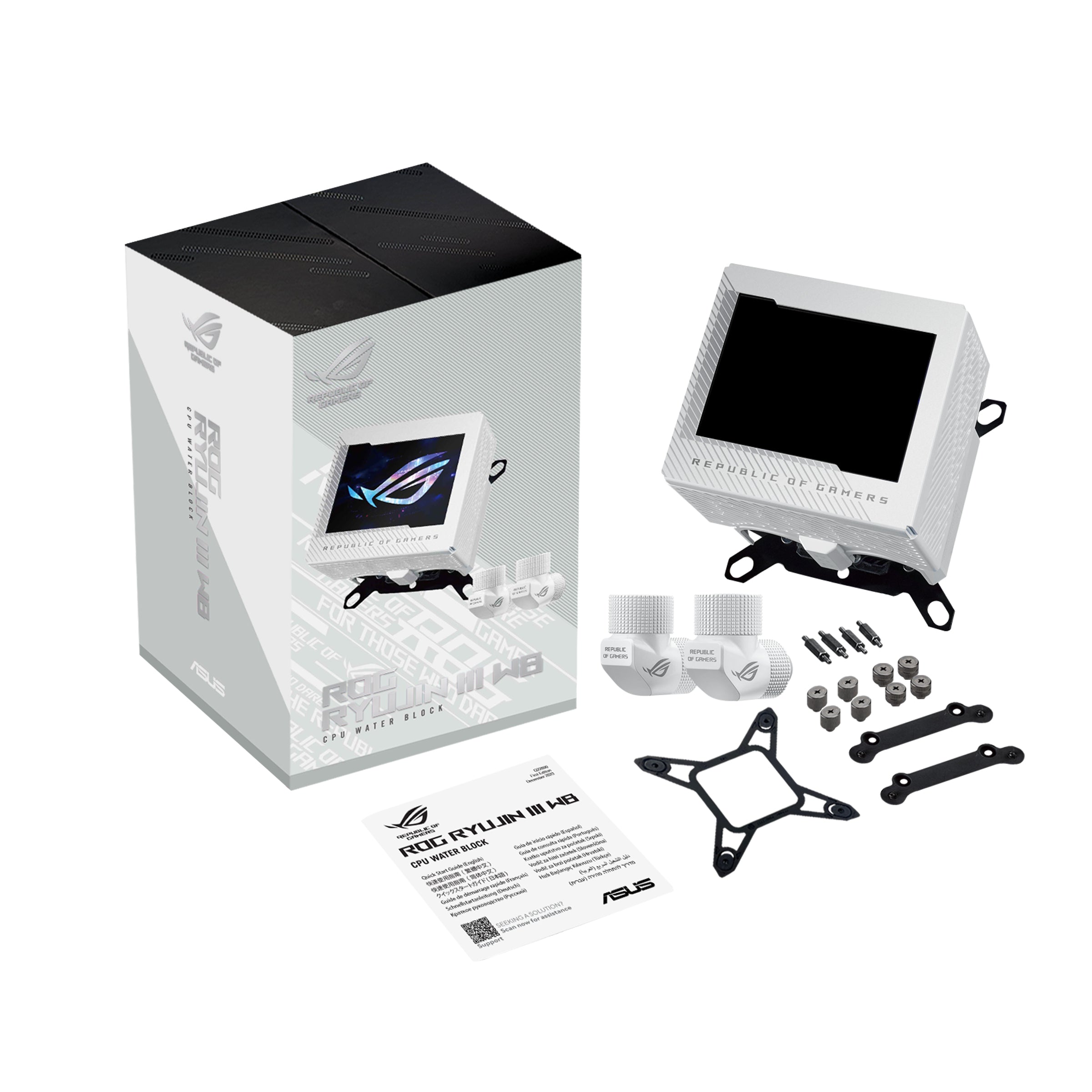 ASUS ROG RYUJIN III WB WHT CPU Cooler White Edition