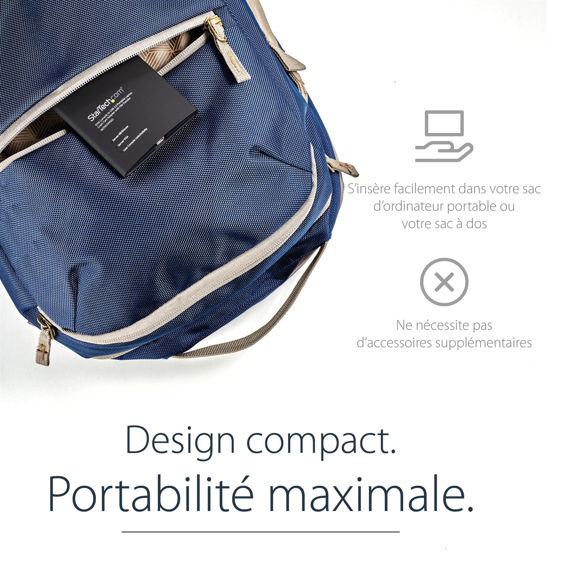 KVM Portable Crash Cart w/File Transfer