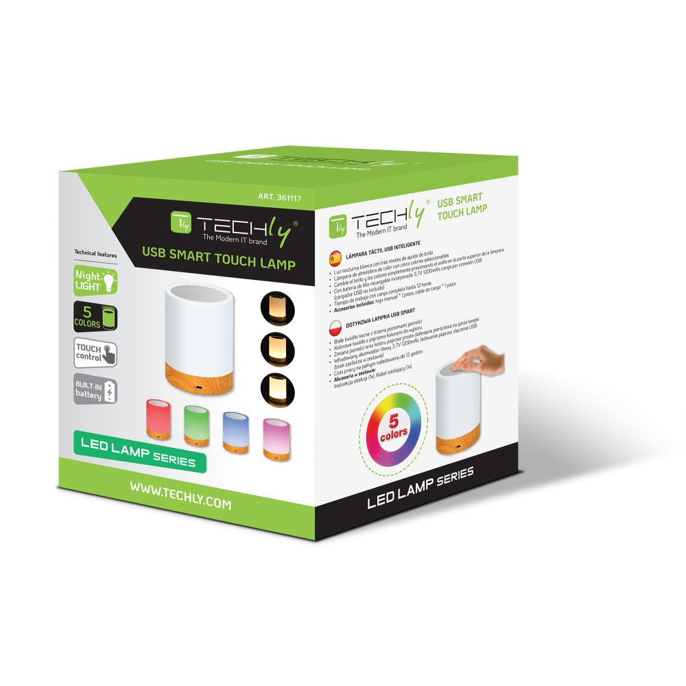 Techly I-LED TOUCH Lampe LED RGB Tactile