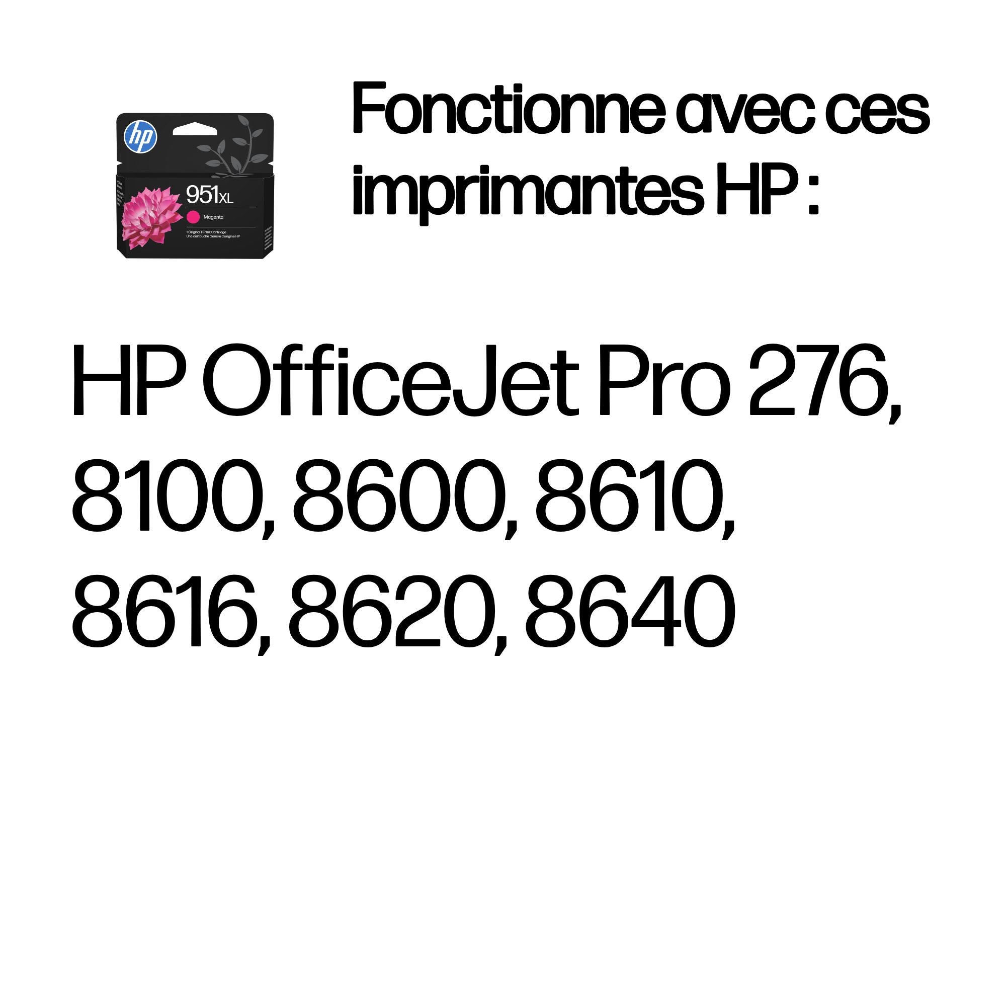 HP 951XL original Ink cartridge CN047AE BGX magenta high capacity 1.500 pages 1-pack Officejet