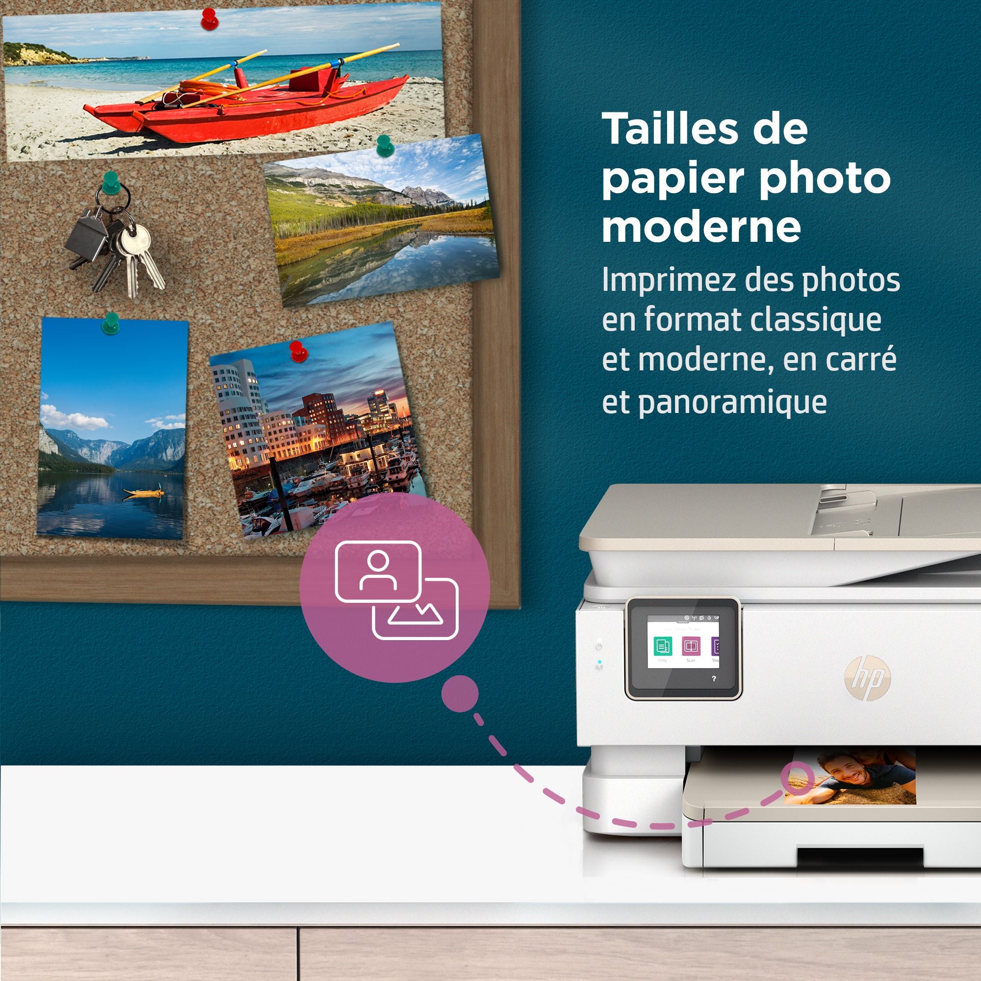 HP ENVY Imprimante tout-en-un HP Inspire 7920e, Couleur, Imprimante pour Maison et Bureau a domicile, Impression, copie, numérisation, Sans fil  HP+  Éligibilit
