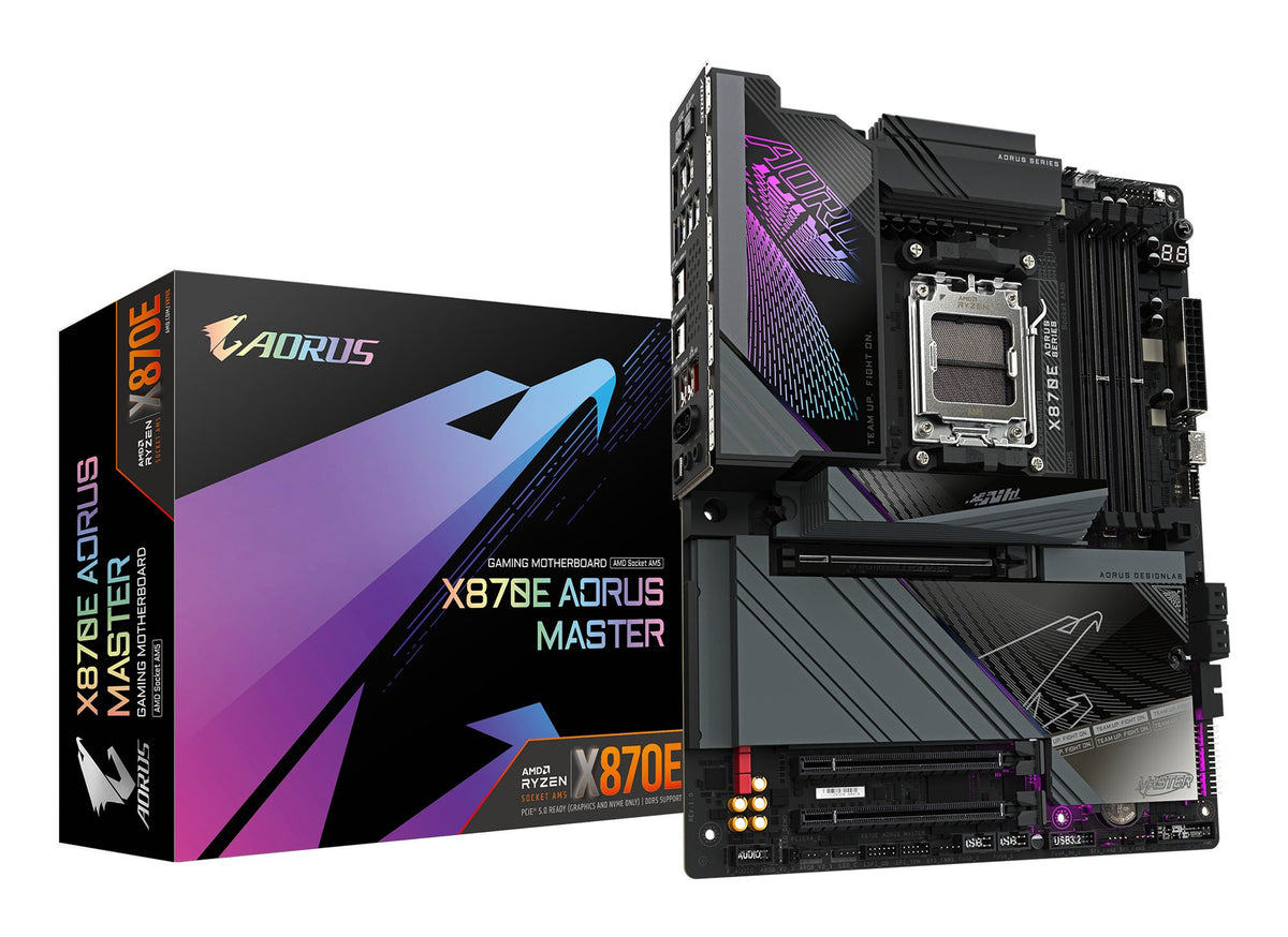 GIGABYTE X870E AORUS MASTER carte mere AMD X870 Emplacement AM5 ATX