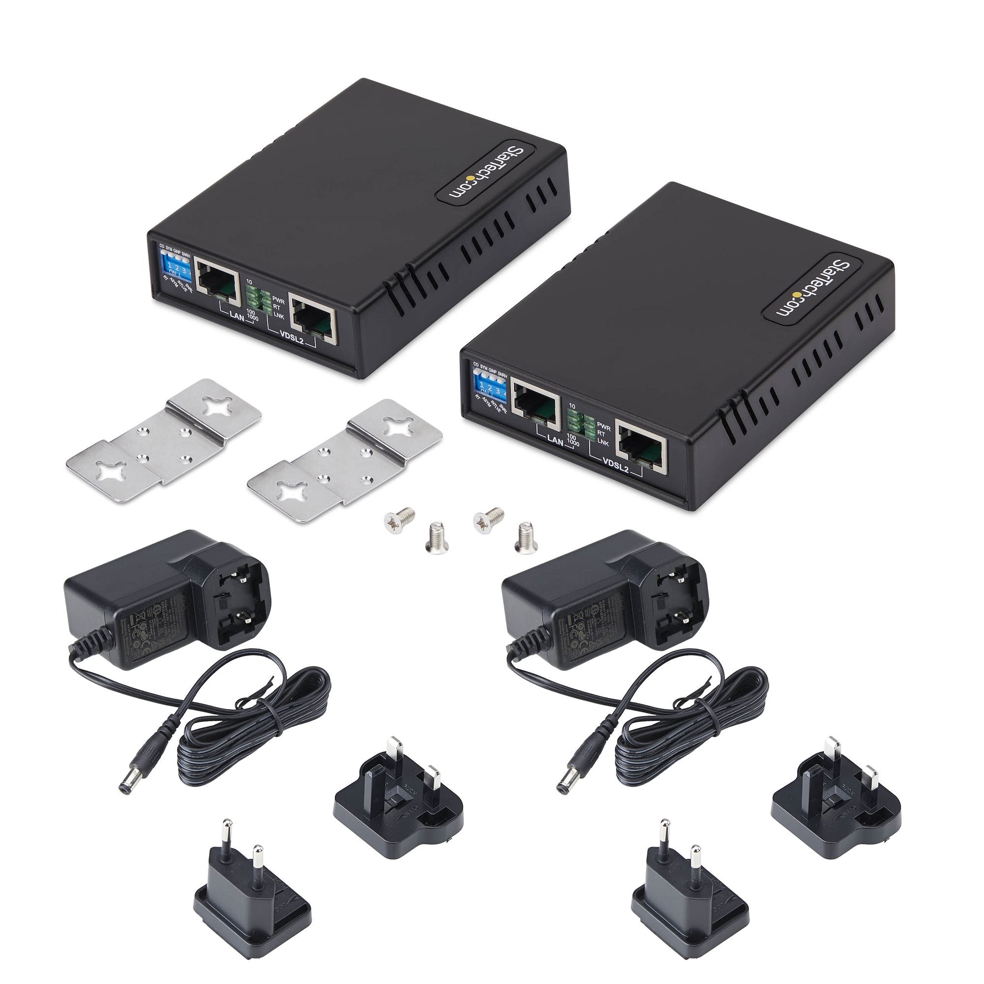 VDSL2 Ethernet Extender Kit Up to 1km