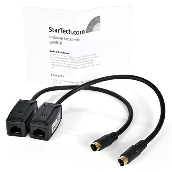 Extender S-video via Cat5