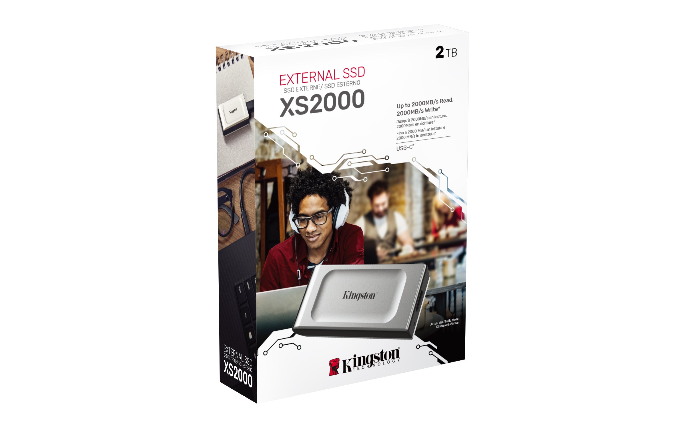 KINGSTON XS2000 PORTABLE SSD 2To USB3.2