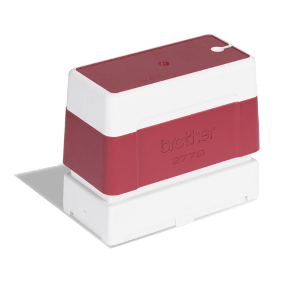 Pack 6 Red self-inking stamps 27x70