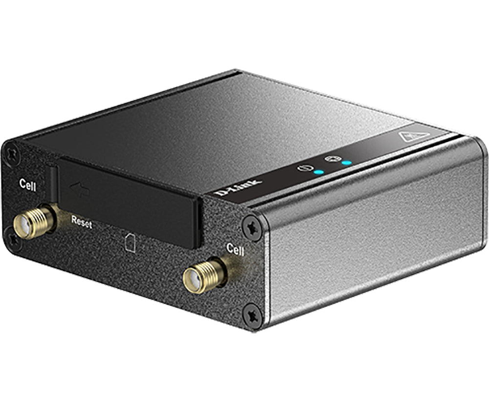 D-LINK 4G LTE Cat 4 Industrial M2M Modem 2 external LTE antennas 1 GE LAN port LTE download/upload speed 150Mbps/50Mbps