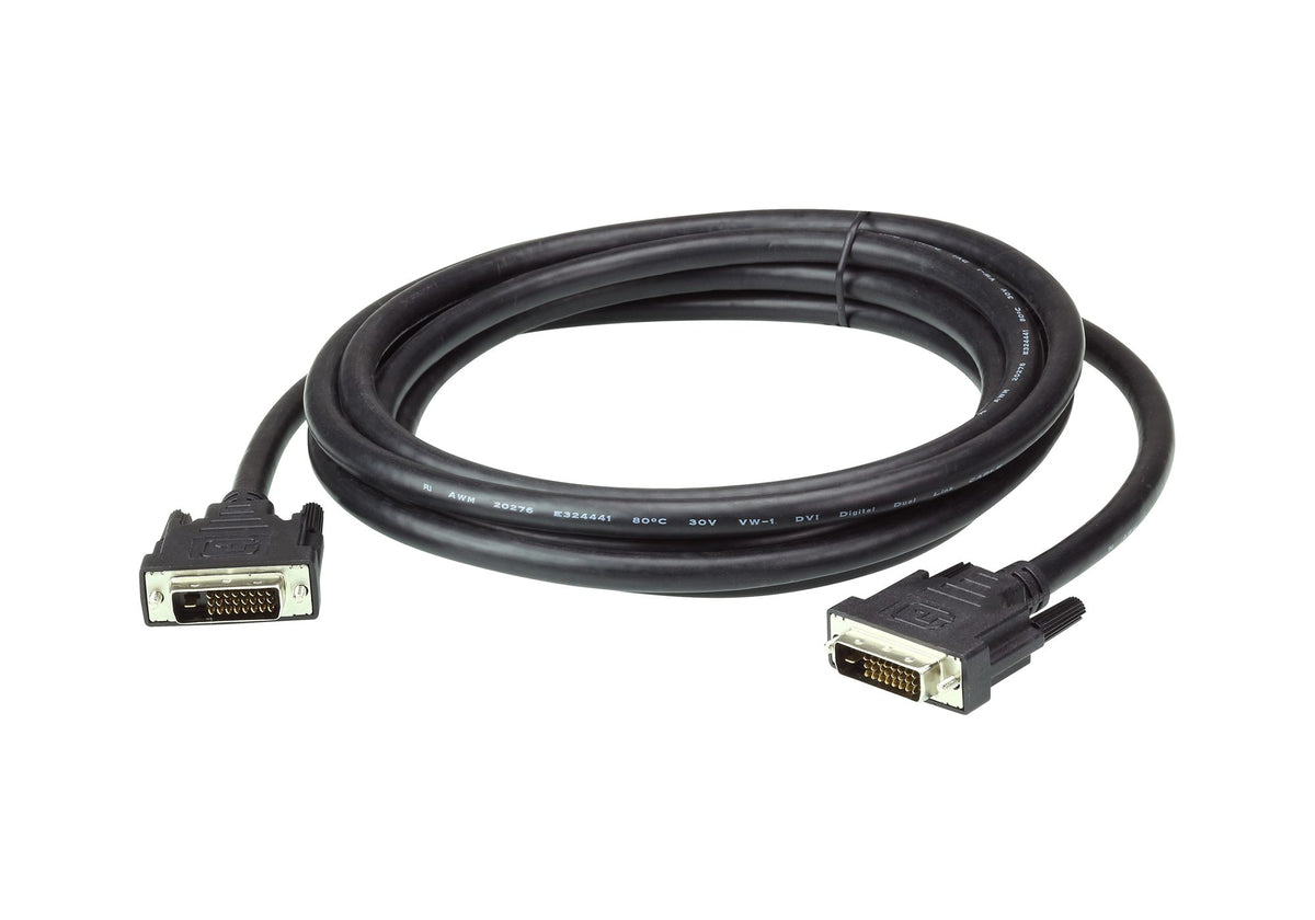 ATEN 2L-7D03DD câble DVI 3 m DVI-D Noir