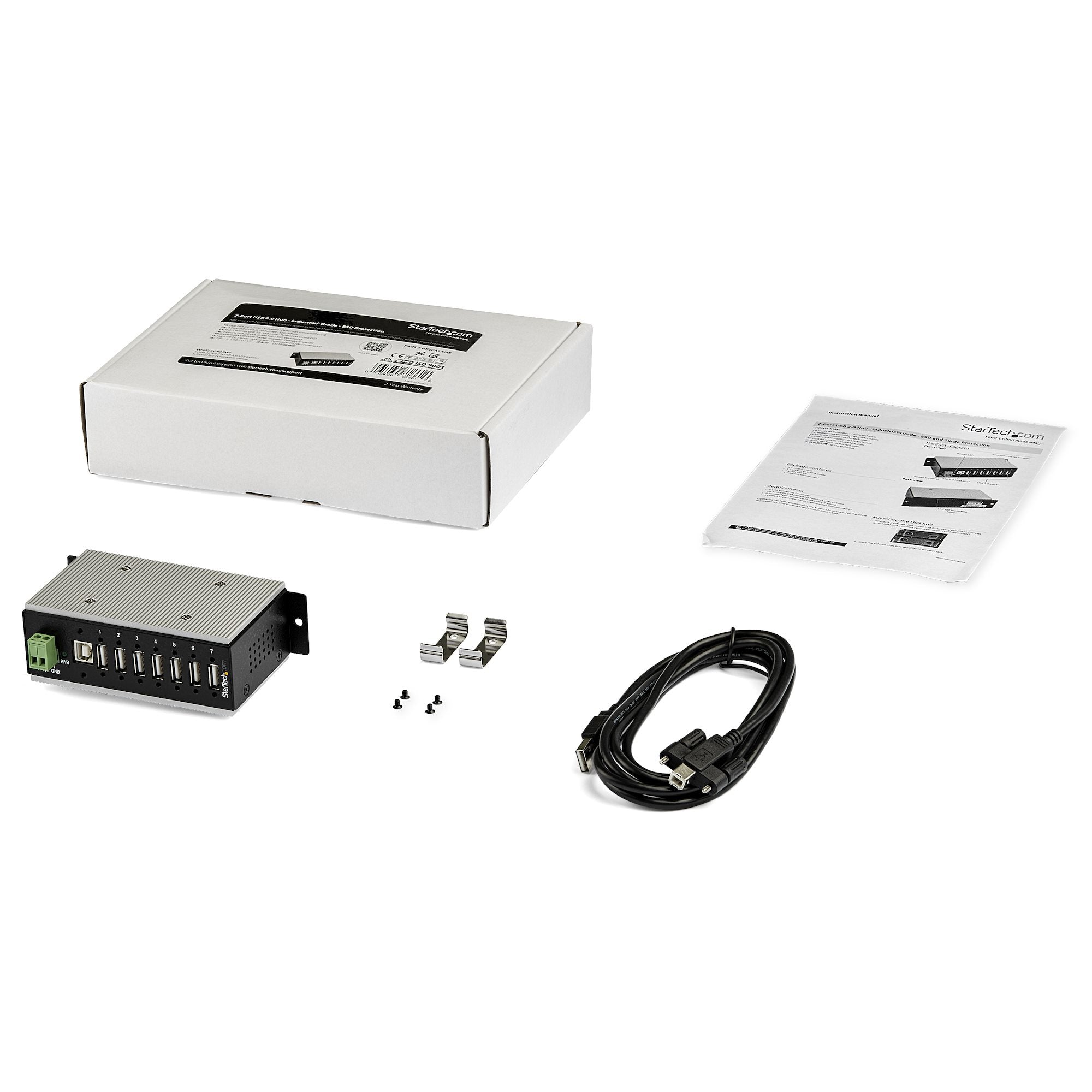 Hub Industrial - 7 Port - USB 2.0
