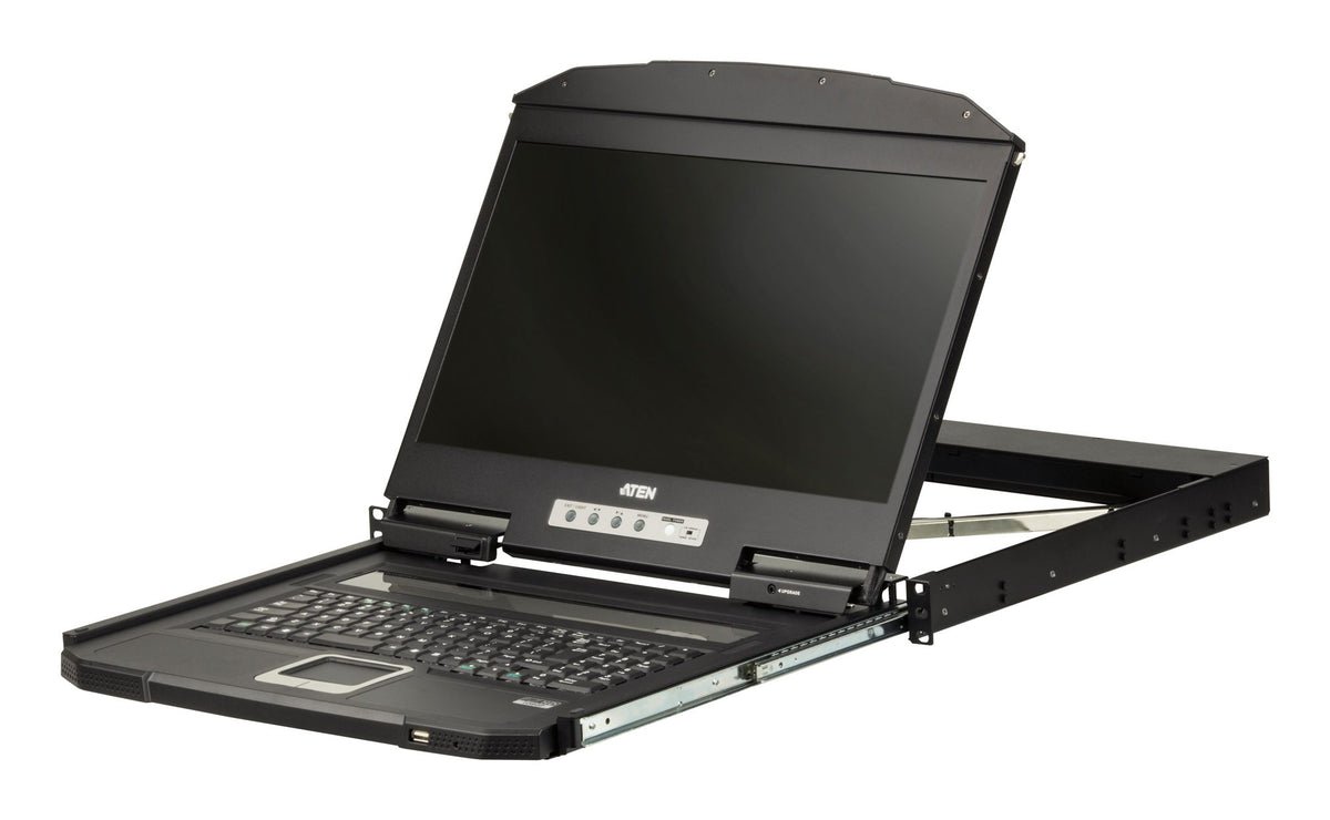 ATEN CL3100NX CONSOLE LCD 18,5"  VGA/USB faible profondeur - clavier AZERTY