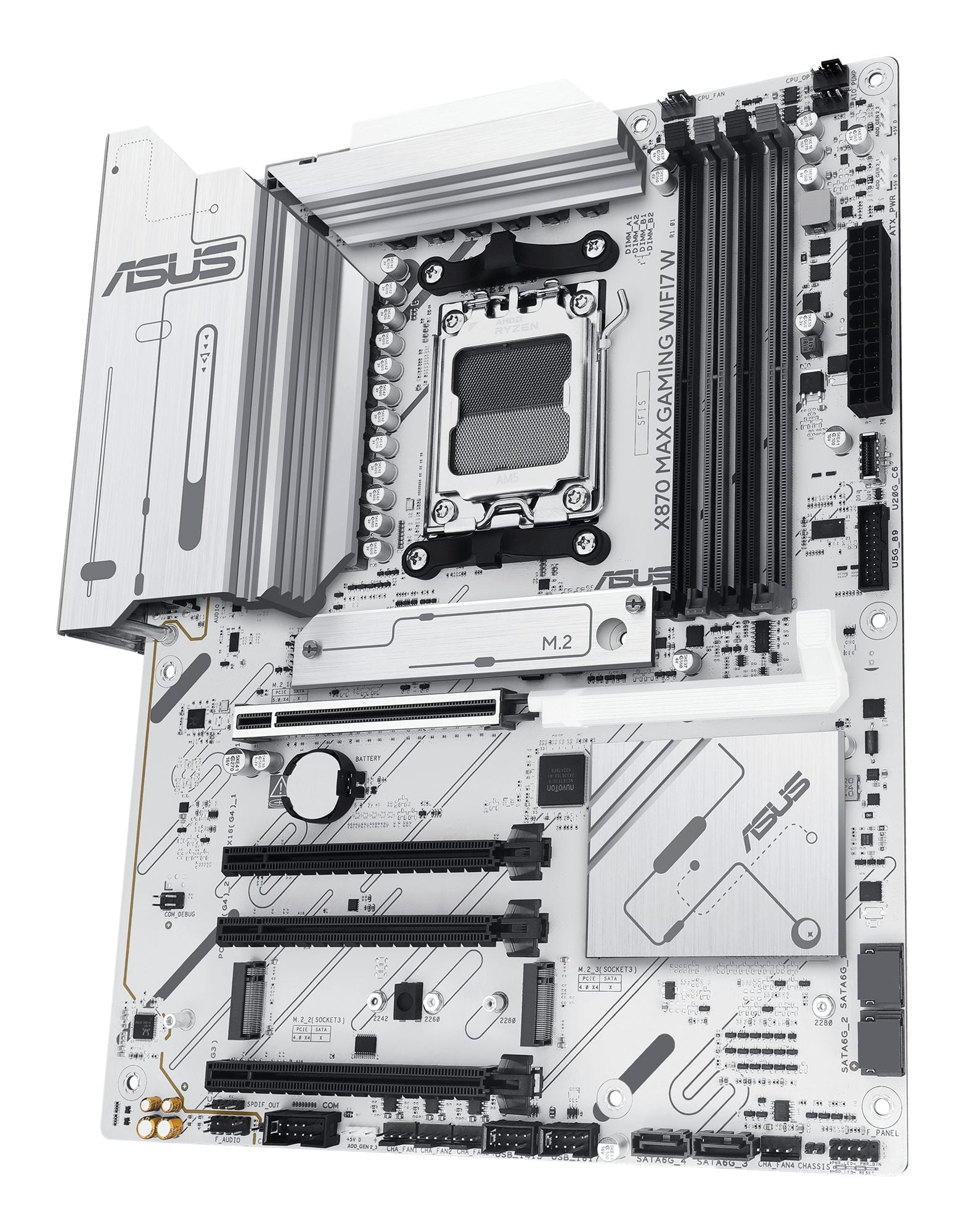 ASUS X870 MAX GAMING WIFI7 W AM5 MB 4xDDR5