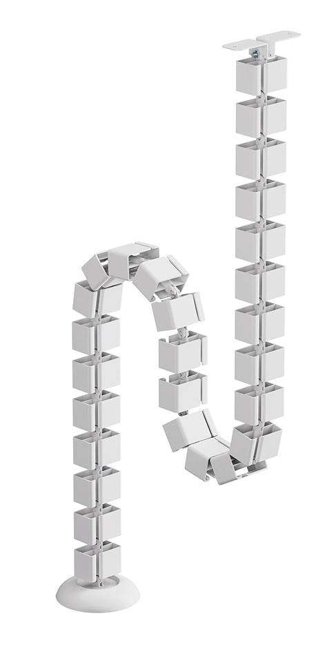 NEOMOUNTS Cable Spine Organizer for sit/stand desk frames screw mounted white