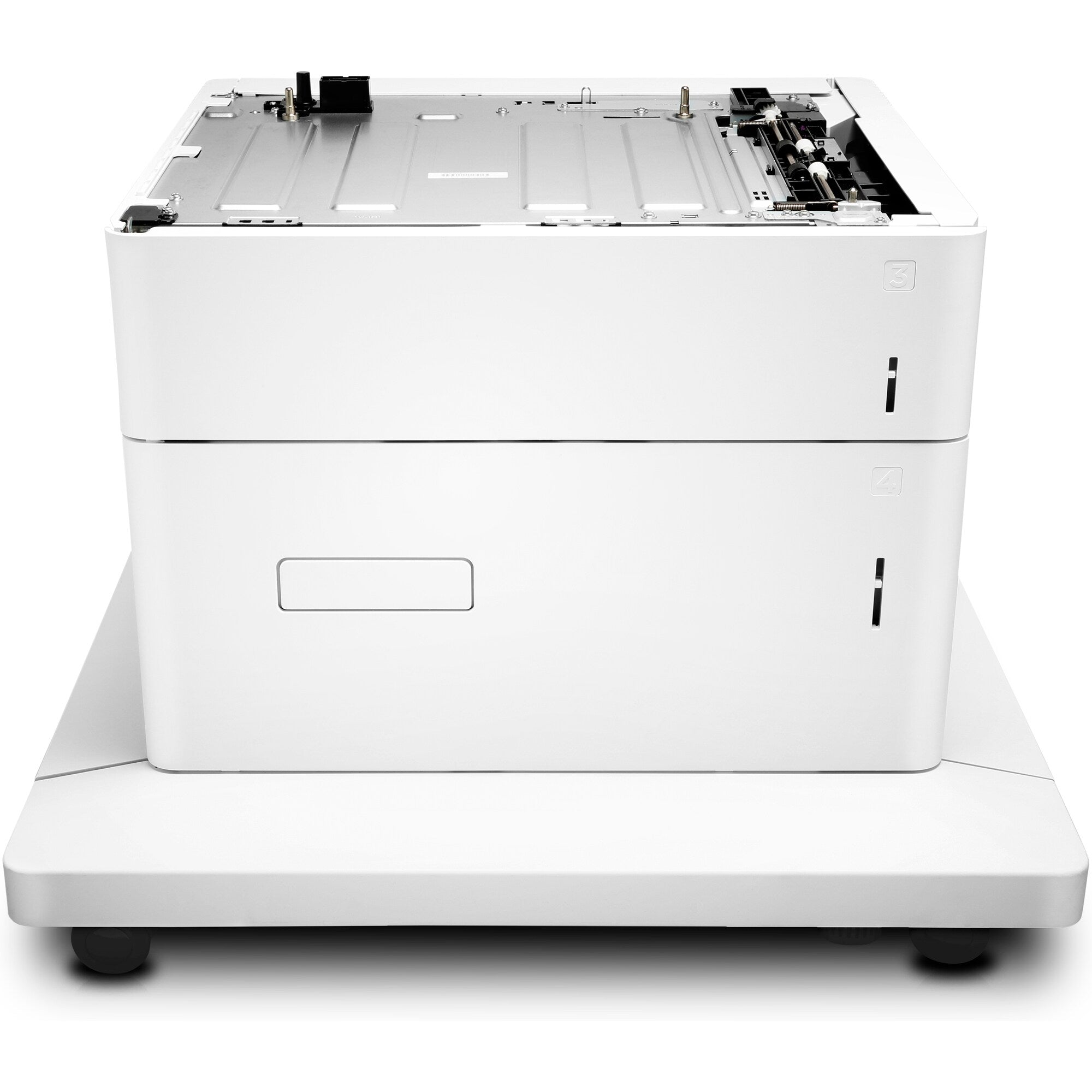 HP Bac 550 feuilles et Bac Haute Capacite 2 000 feuilles et support