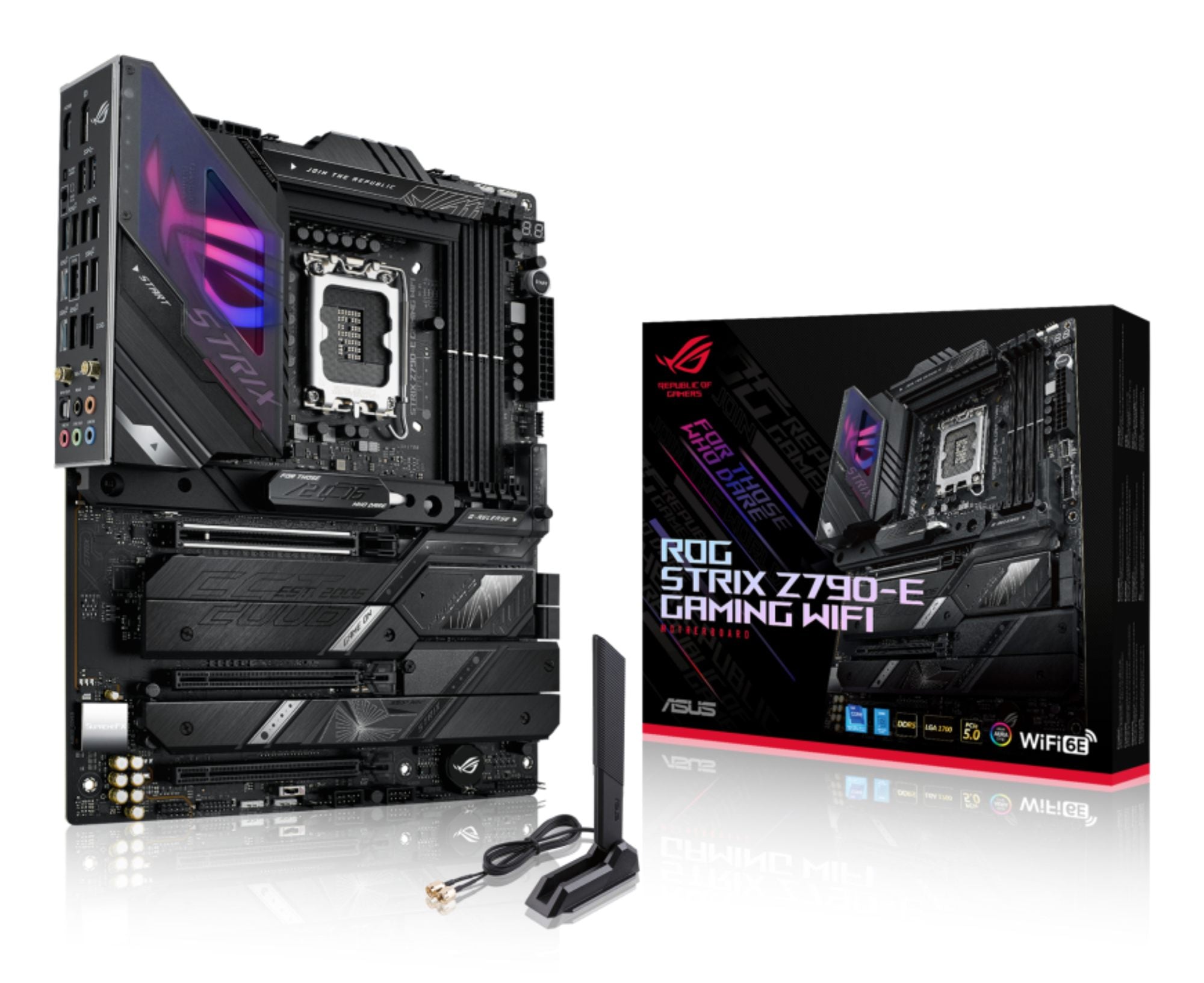 ASUS ROG STRIX Z790-E GAMING WIFI MB LGA1700 4xDIMM DDR5 5xM.2 4xSATA