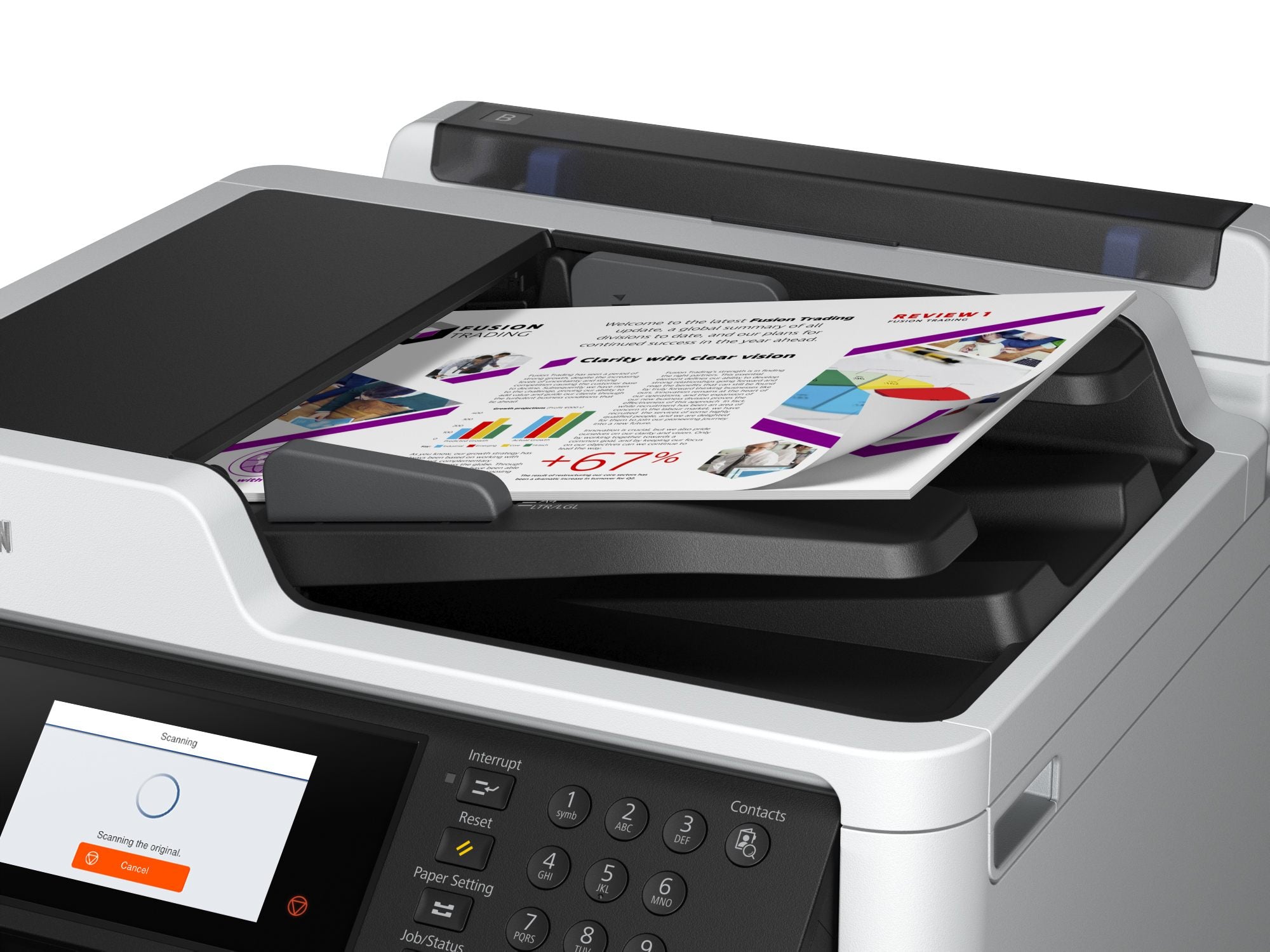 EPSON WorkForce Pro WF-M5799DWF MFP Mono inkjet A4 22ppm Copy 24ppm Print 330sheets USB LAN Wi-Fi NFC USB