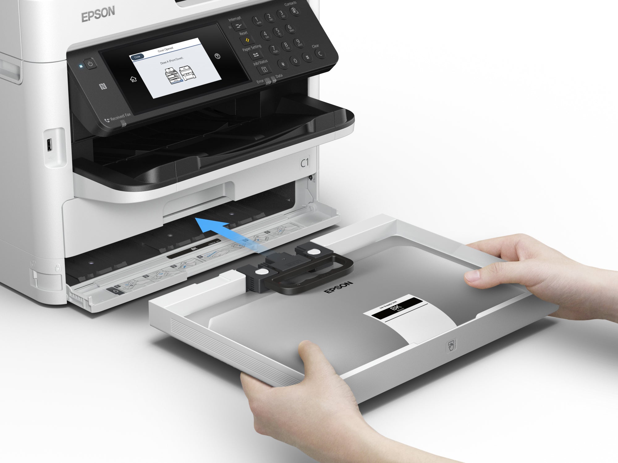 EPSON WorkForce Pro WF-M5799DWF MFP Mono inkjet A4 22ppm Copy 24ppm Print 330sheets USB LAN Wi-Fi NFC USB