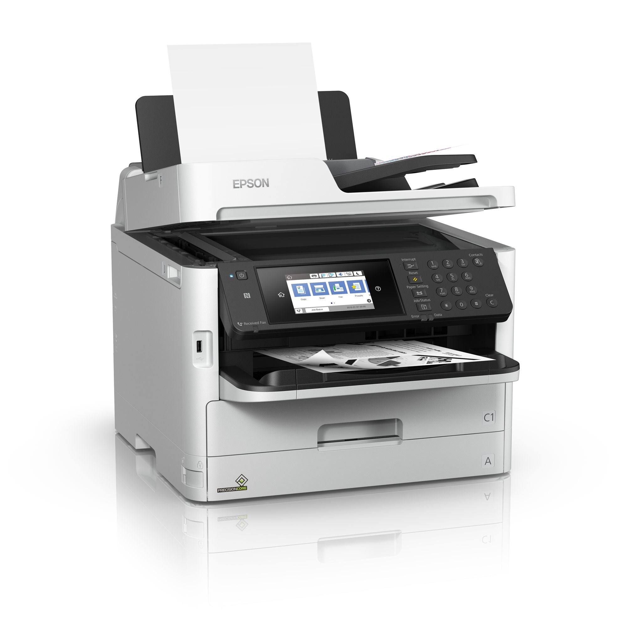 EPSON WorkForce Pro WF-M5799DWF MFP Mono inkjet A4 22ppm Copy 24ppm Print 330sheets USB LAN Wi-Fi NFC USB