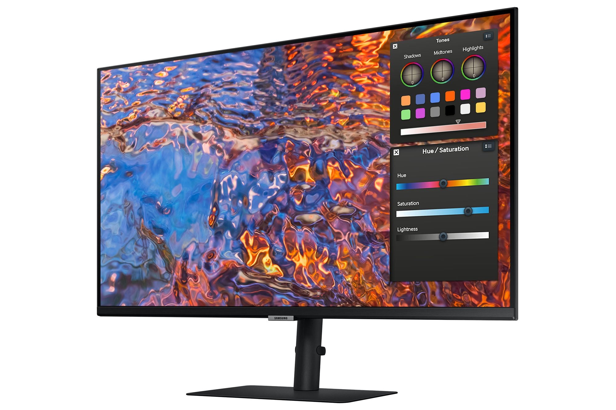 SAMSUNG LS32B800PXPXEN 32p 16:9 3840x2160 IPS 5ms HDR400 HAS/Swivel/Pivot/Tilt HDMI/DP/USB-C 90W/LAN USB3 Hub VESA 100