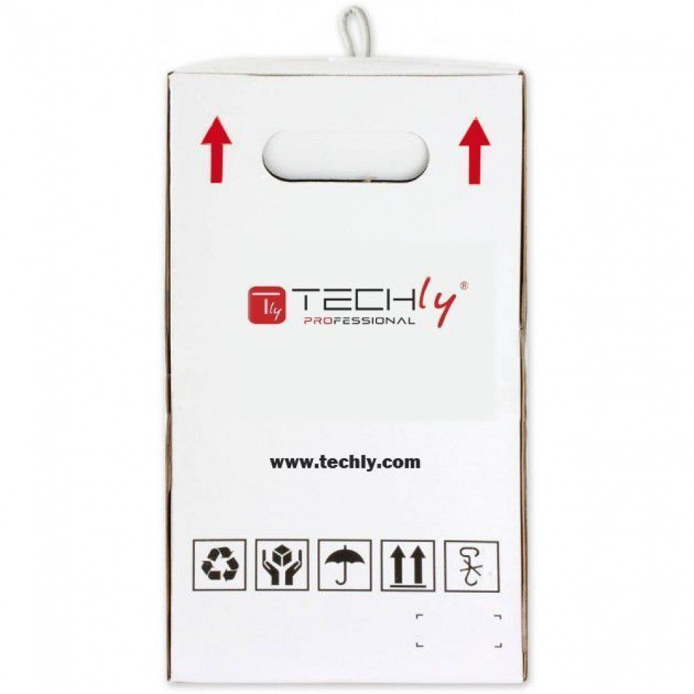 Techly ITP6-CCA-305-GY Câble a paires torsadées Cat6 UTP 305m CCA Gris