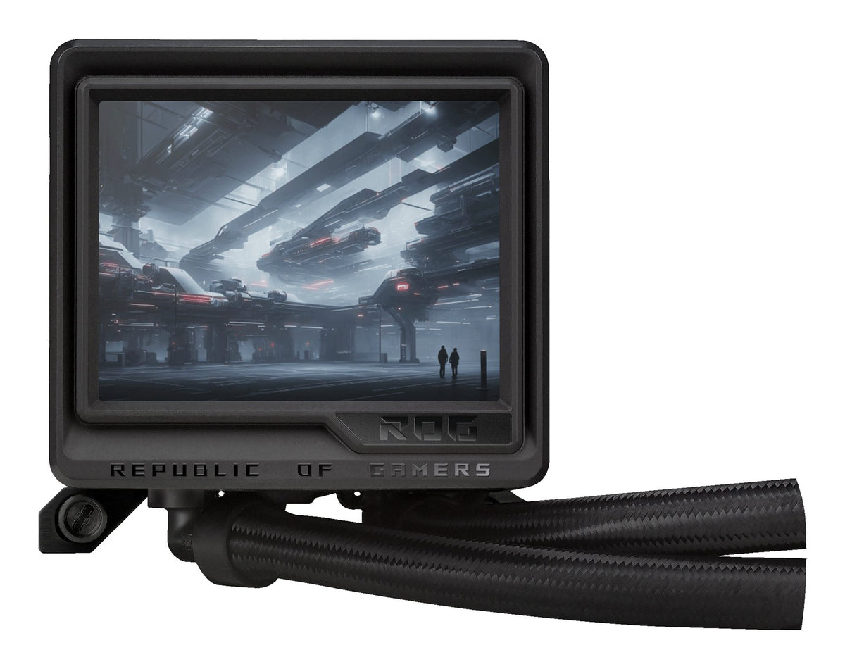 ASUS ROG Ryujin III 360 ARGB Extreme all-in-one liquid CPU cooler with Aseteks Emma Gen8 V2 pump