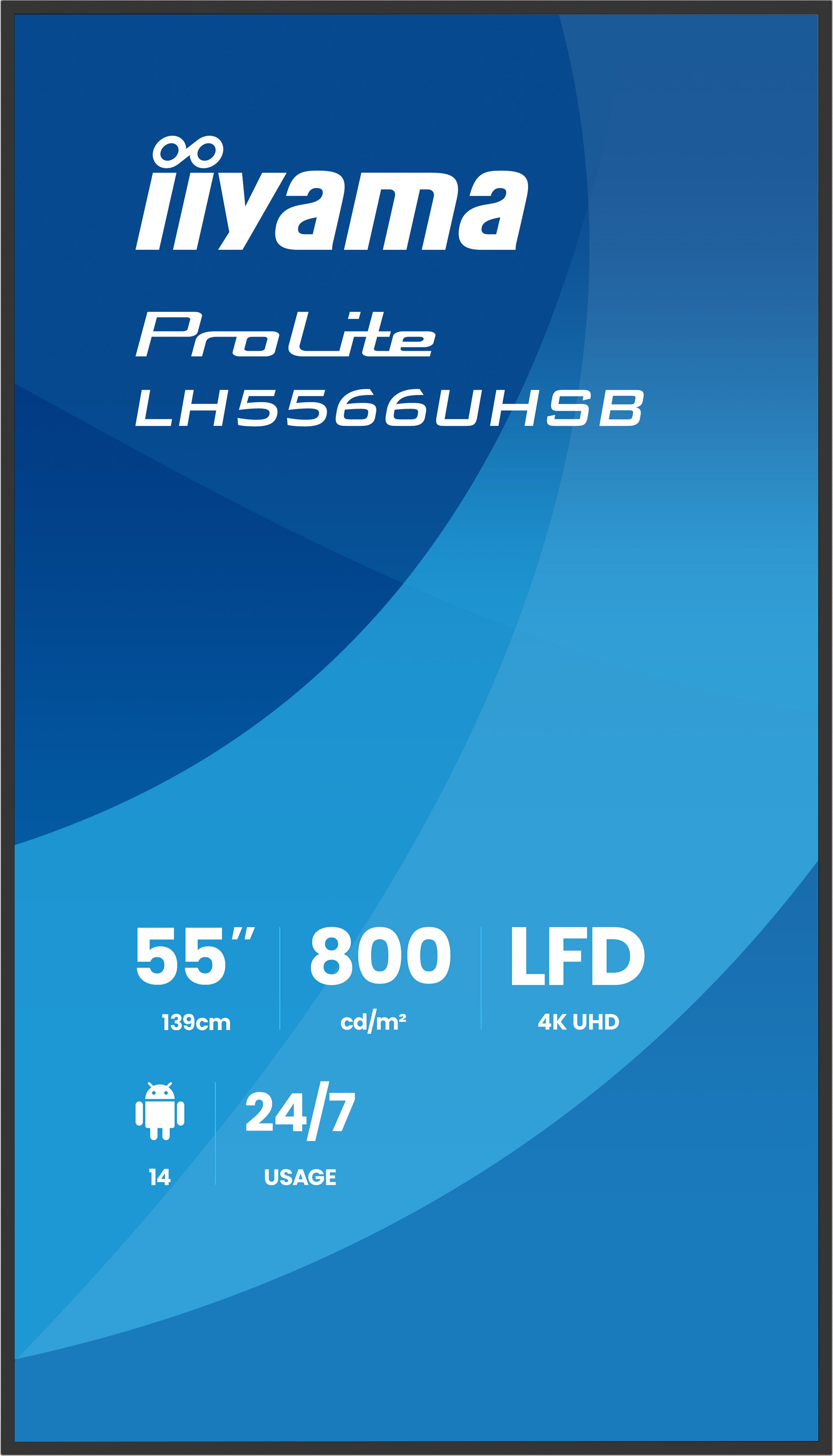 55" 3840x2160 UHD VA VESA Mount 400x400