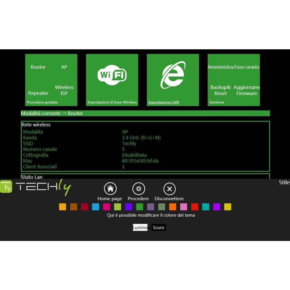 Techly I-WL-REPEATER2 Répéteur/Routeur N300 a brancher