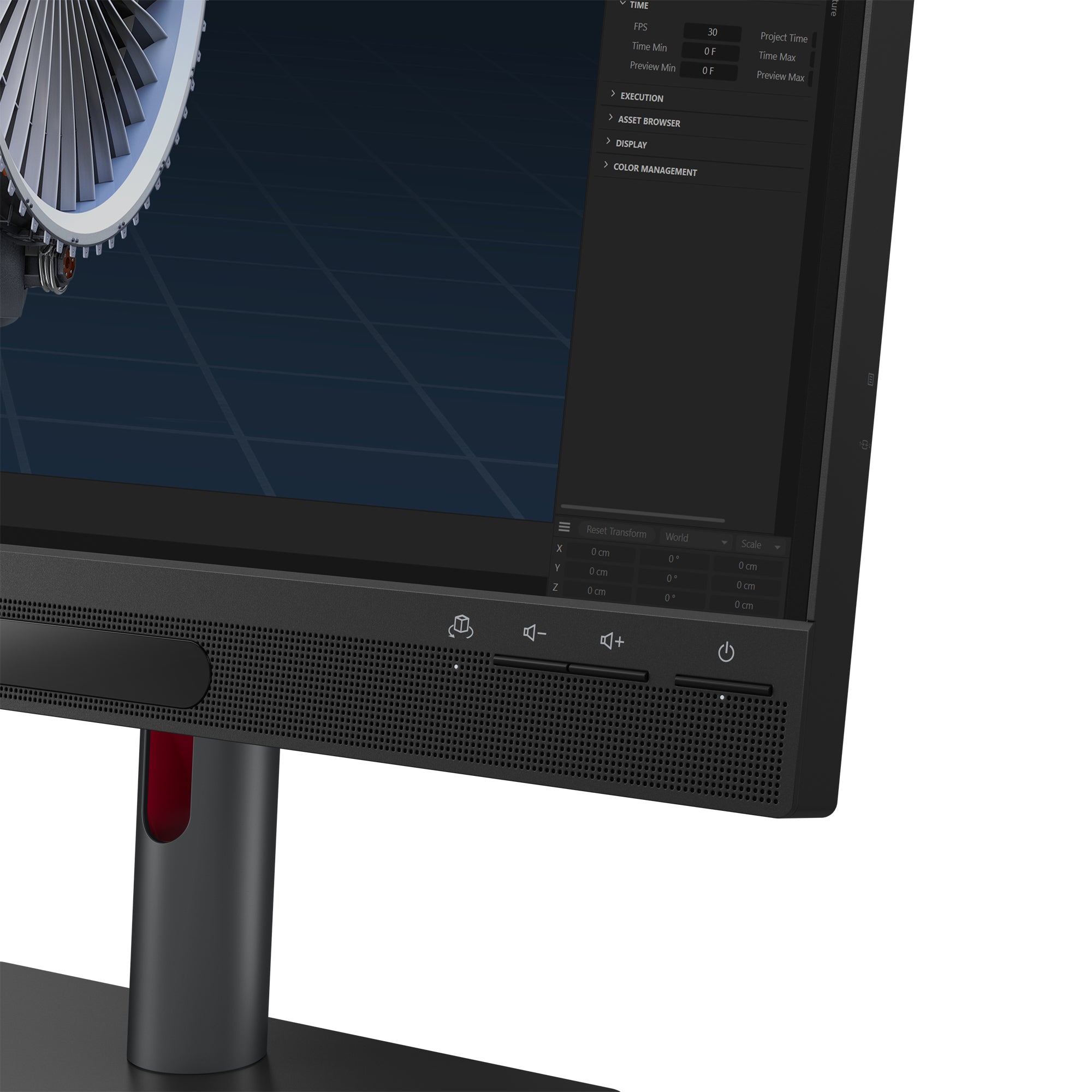 LENOVO ThinkVision 27 3D LED Écran 27p 3840x2160 4K 60Hz IPS 310cd/m2 1200:1 HDR10 4ms HDMI DisplayPort USB-C speakers